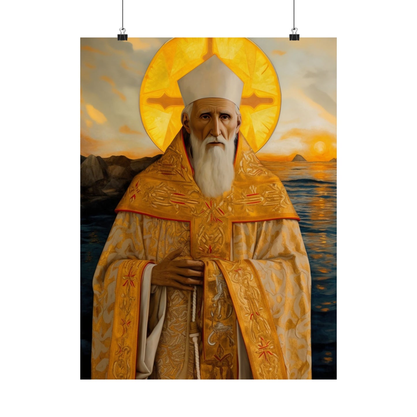 Saint Innocent of Alaska - Sanctified Souls Print - Multiple Sizes - Premium Matte Vertical Posters