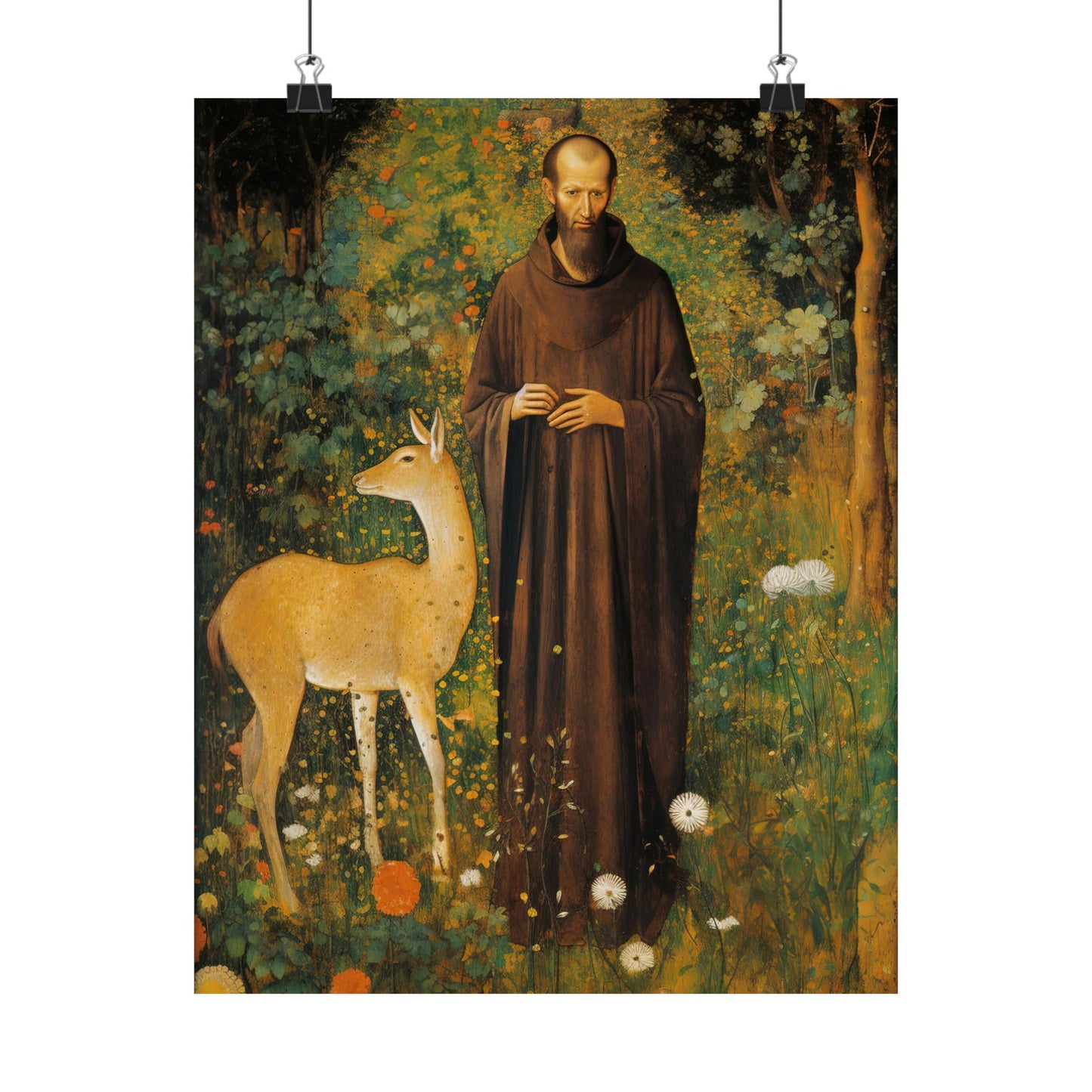 Saint Giles - Sanctified Souls Print - Multiple Sizes - Premium Matte Vertical Posters