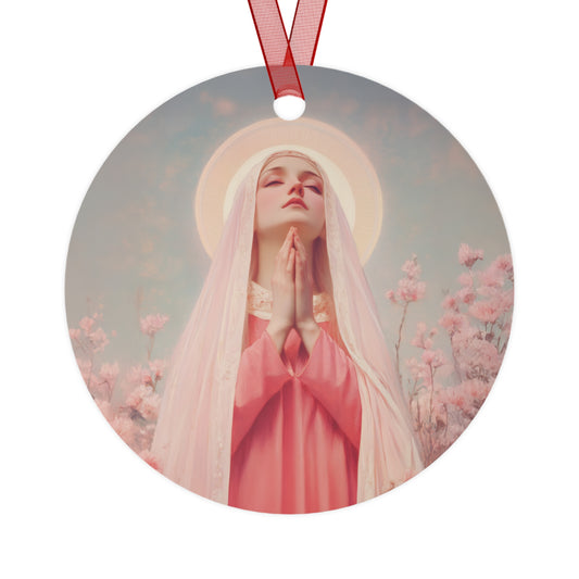 Saint Illuminata - Metal Ornament - Religious Holiday Christmas Ornament and Keepsake