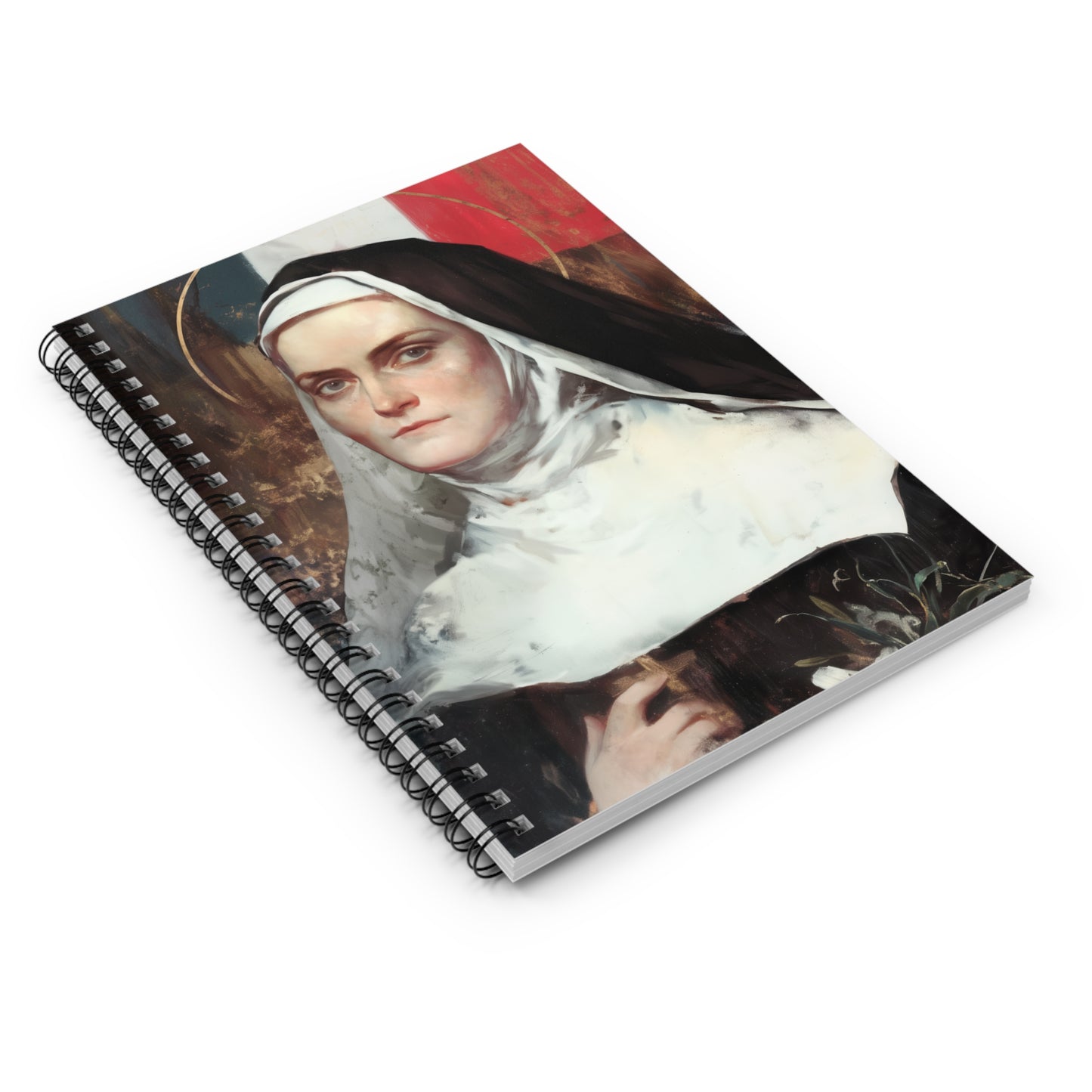 Saint Jeanne-Antide Thouret - Sanctified Souls Art - Religious - Spiral Notebook - Ruled - Catholic - Devotional Journal - Journal Diary