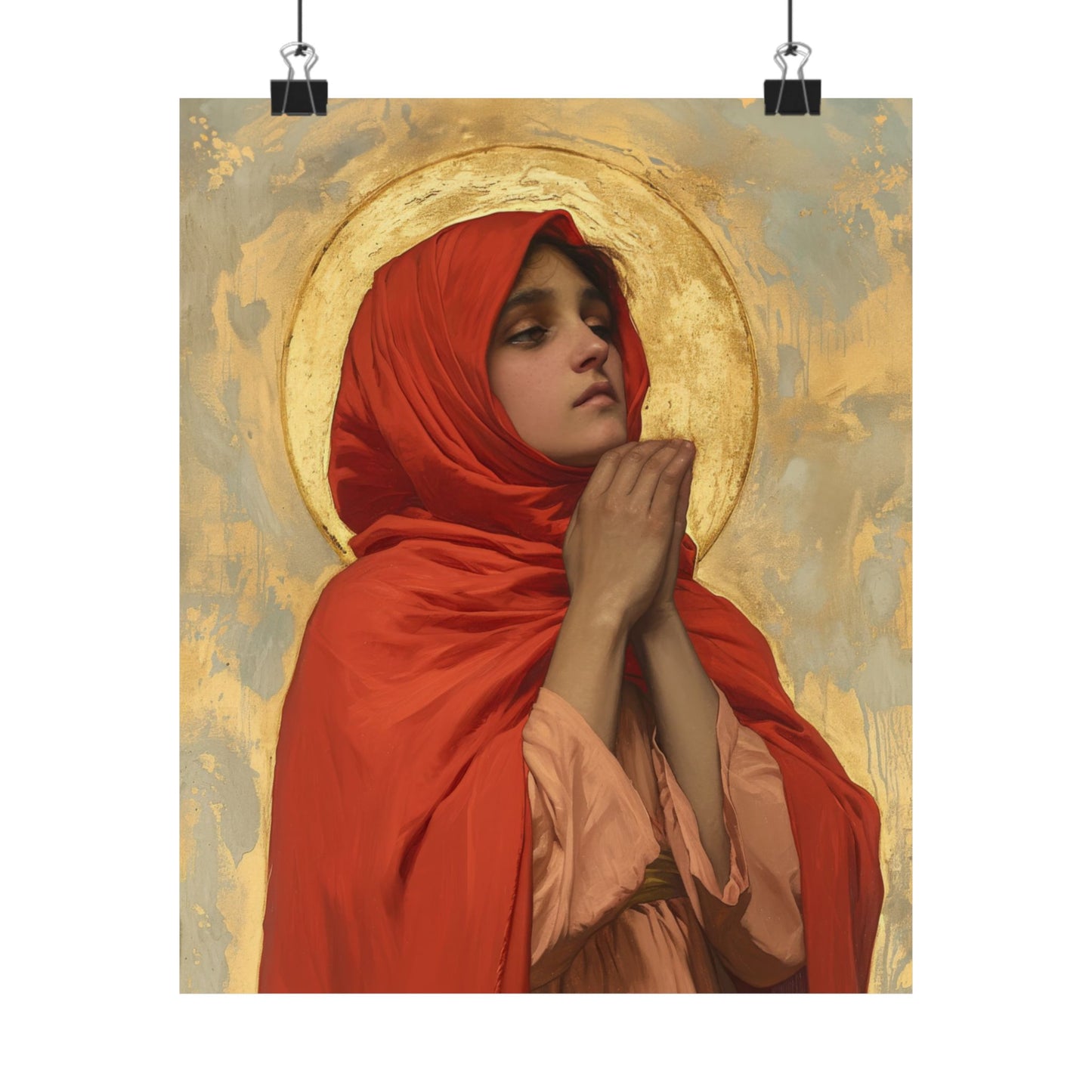 Saint Laura of Cordoba - Sanctified Souls Print - Multiple Sizes - Premium Posters - Catholic Art - Christian Home Decor Art