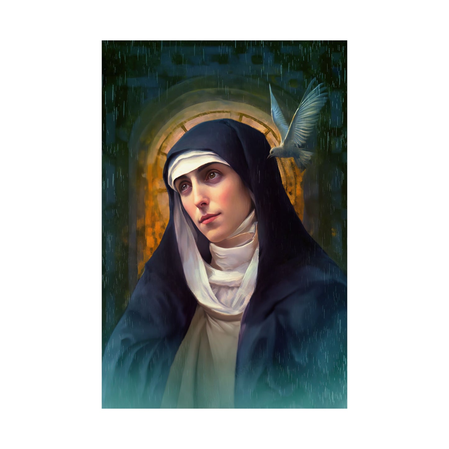 Saint Teresa of Ávila Print - Sanctified Souls Print - Multiple Sizes - Premium Matte Vertical Posters
