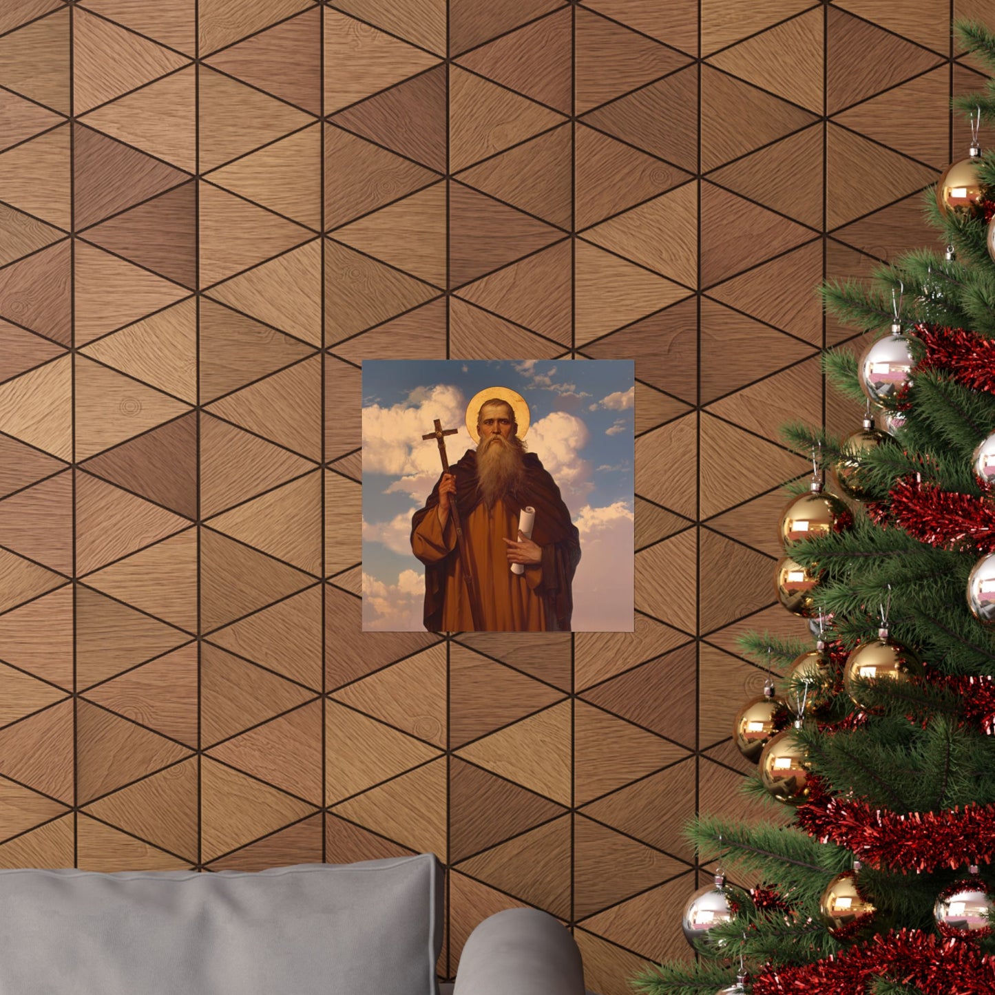 Saint Joannicus the Great / Loannikios of Mount Olympus - Sanctified Souls Print - Multiple Sizes - Premium Matte Vertical Posters