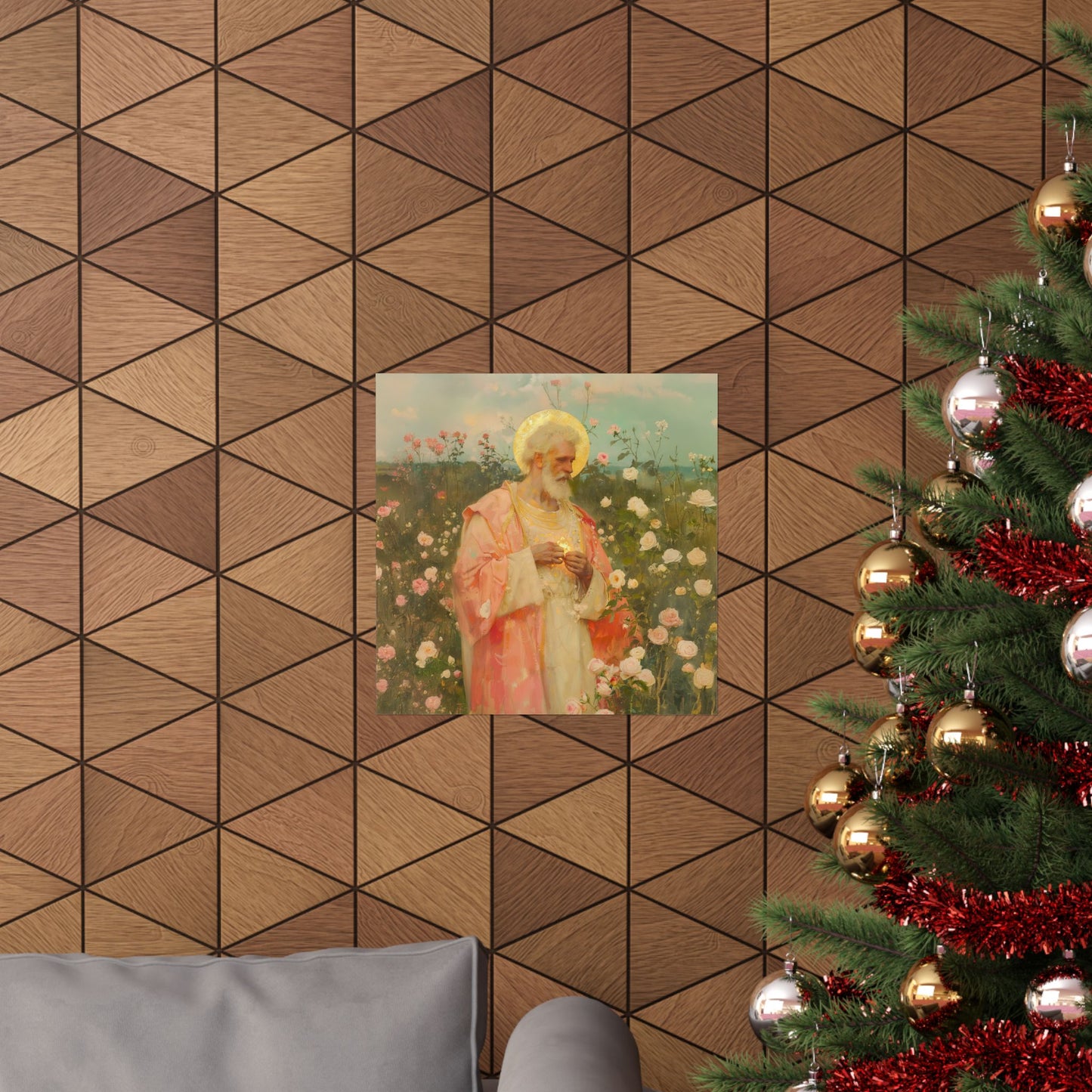 Saint Valentine -  Catholic Art - Multiple Sizes - Premium Posters - Catholic Art - Christian Home - Catholic Saint Art