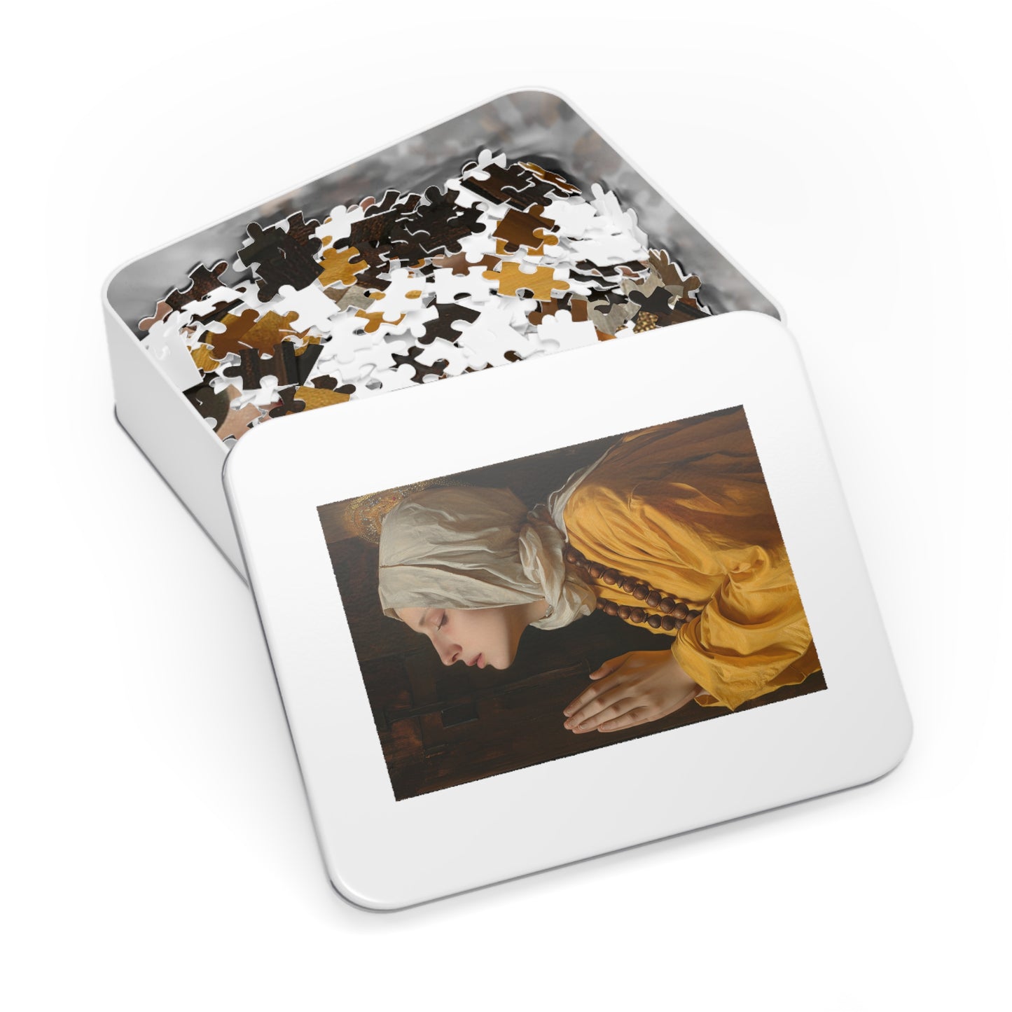 Blessed Yvette of Huy - Puzzle and Keepsake Tin - Jigsaw Puzzle (30, 110, 252, 500,1000-Piece) - Religious Puzzle