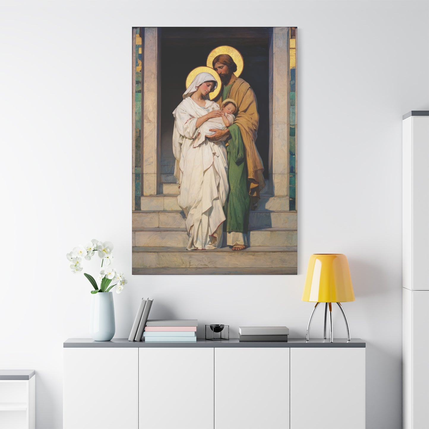The Feast of the Presentation of the Lord - Holy Family - Gallery Wrapped Canvas - Print - Religious Art for your Home - Catholic art print - prayer room art
