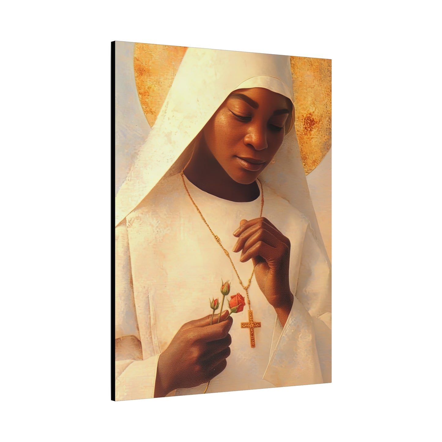 Blessed Marie-Clementine Anuarite Nengapeta - Gallery Wrapped Canvas - Print - Religious Art for your Home - Catholic art print