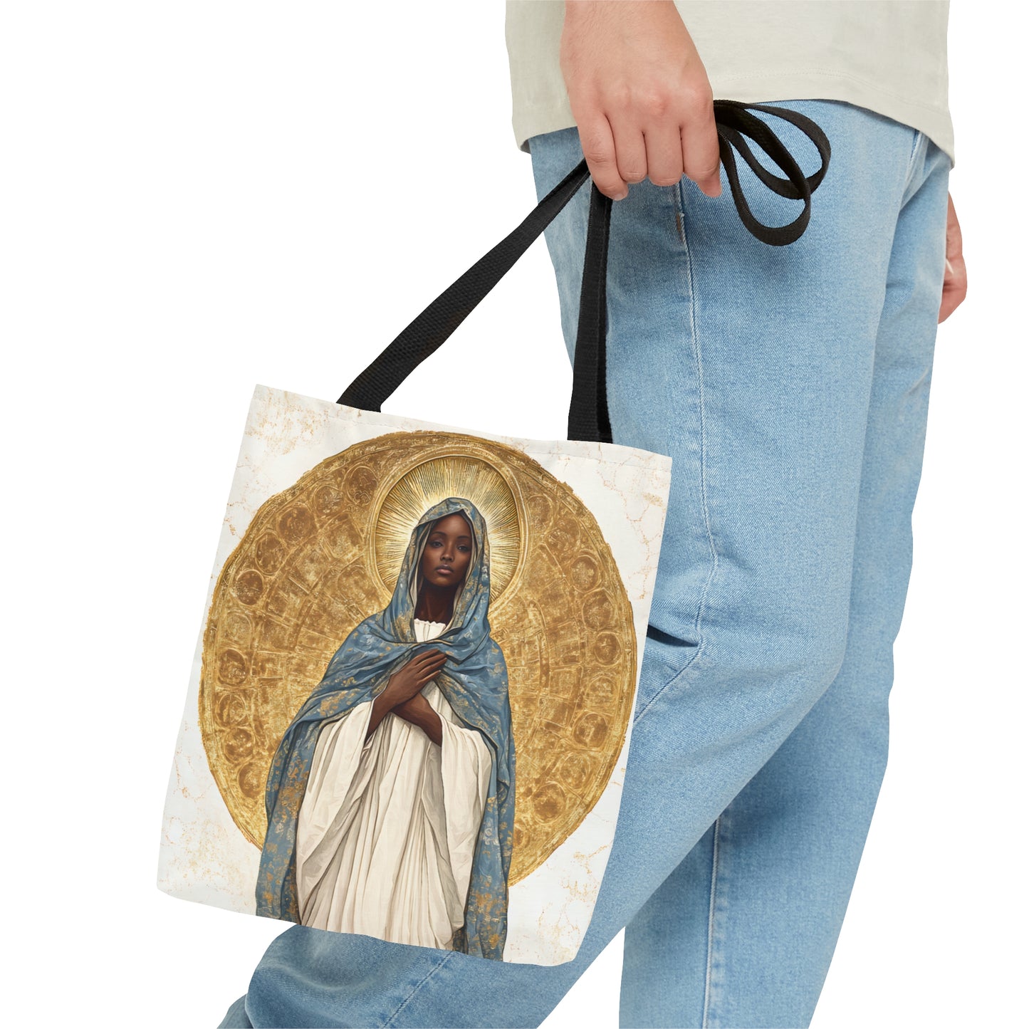 Our Lady of Kibeho- The Vision of Divine Peace Tote Bag - Large Medium Small Faith Art Bag - Catholic Faith Purse - Religious Carry All