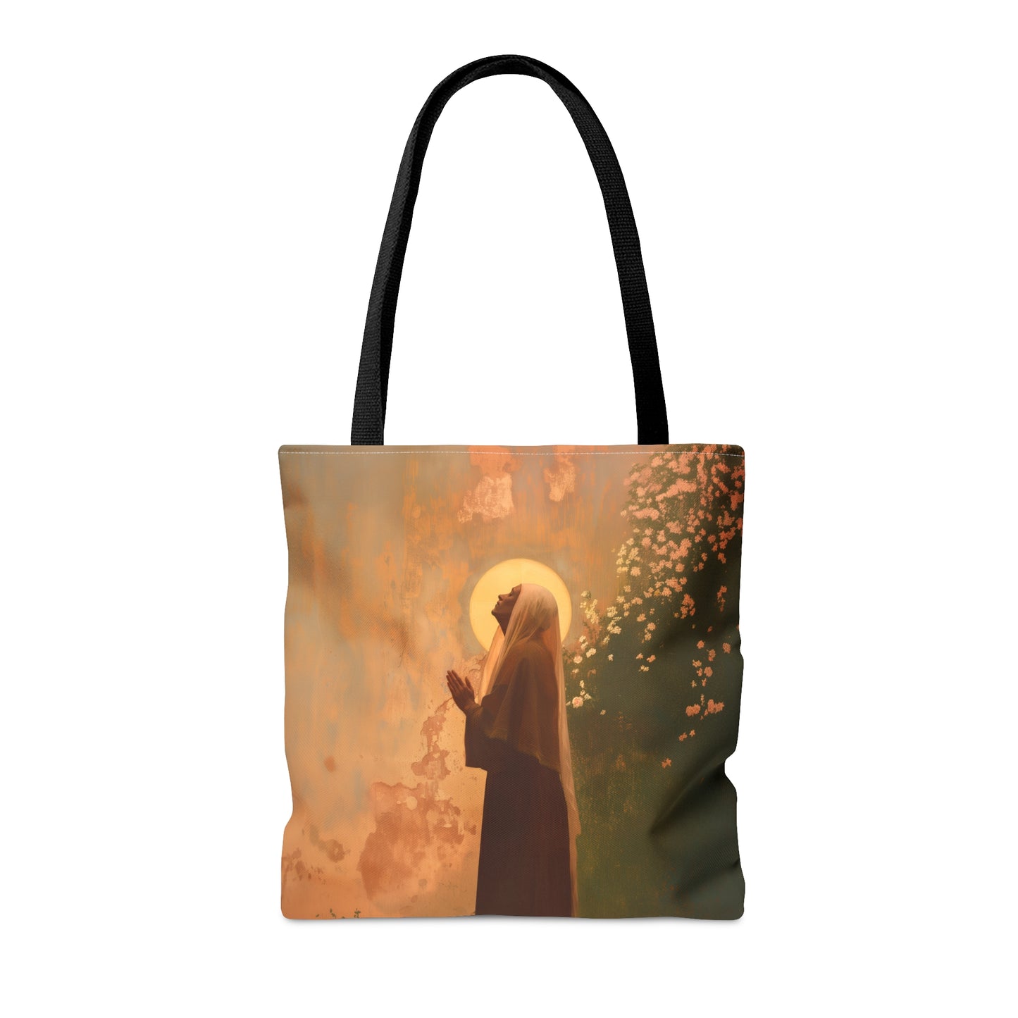Saint Monica - Tote Bag - Large Medium Small Faith Art Bag - Bible Study Faith Purse - Double Sided