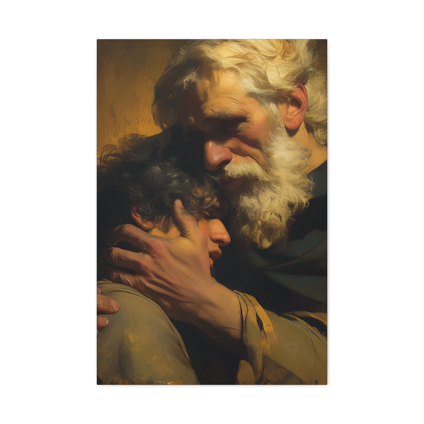 The Return of the Prodigal Son - Gallery Wrapped Canvas - Print - Religious Art for your Home - Catholic Art Print