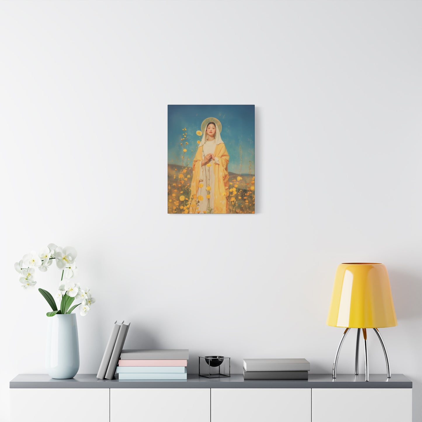 Saint Agatha Lin - Gallery Wrapped Canvas - Print - Religious Art for your Home - Catholic Art