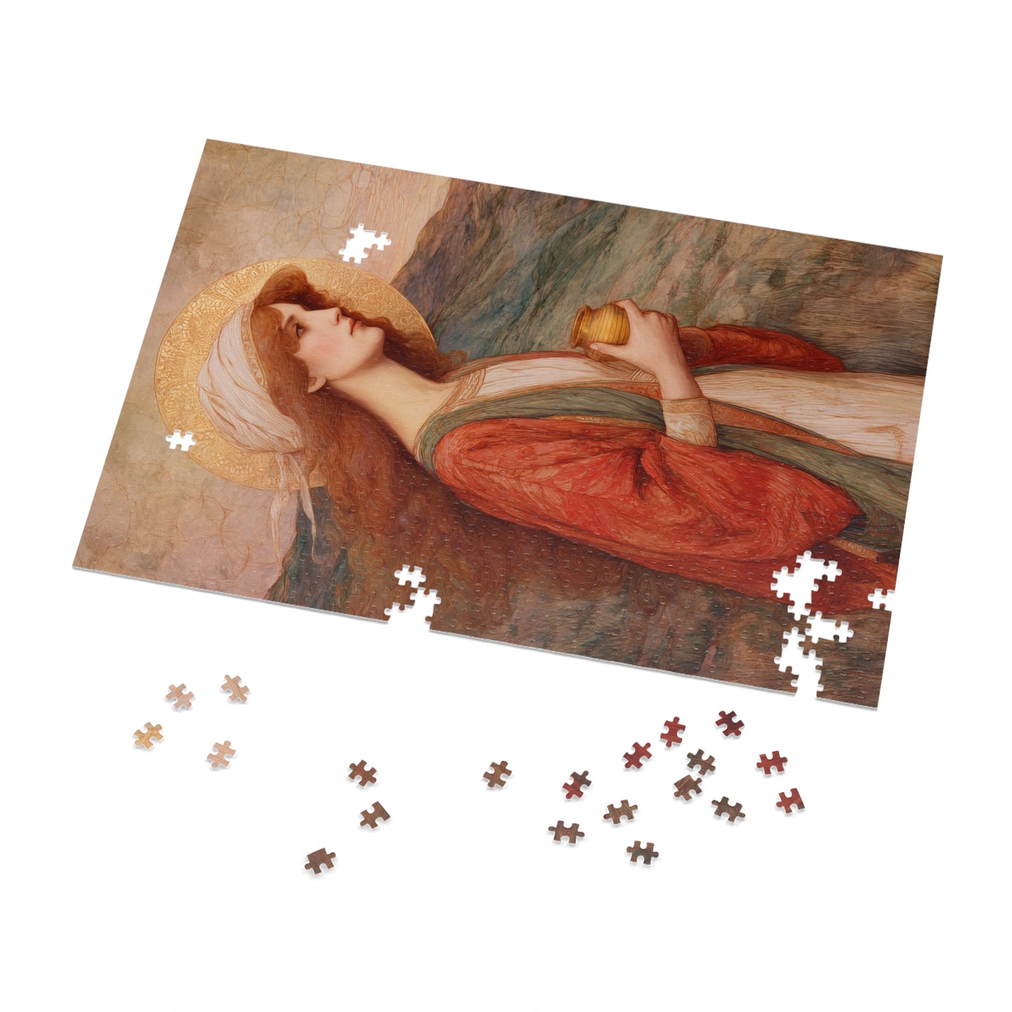Saint Joanna  - Puzzle & Keepsake Tin - Religious Jigsaw Puzzle (30, 110, 252, 500,1000-Piece)