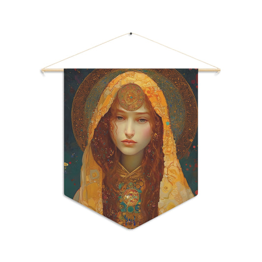 Saint Mary Magdalene Wall Banner / Wall Hanging / Religious art wall hanging - Religious Art - Prayer room - Catholic Art - 18" x 21"