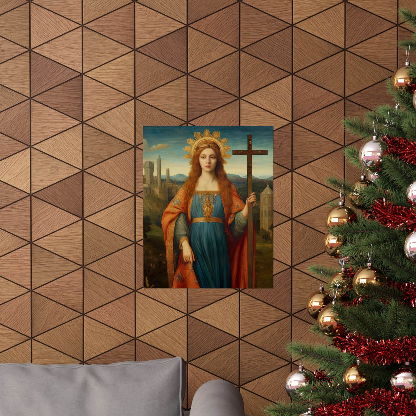 Saint Helena - Sanctified Souls Print - Multiple Sizes - Premium Matte Vertical Posters