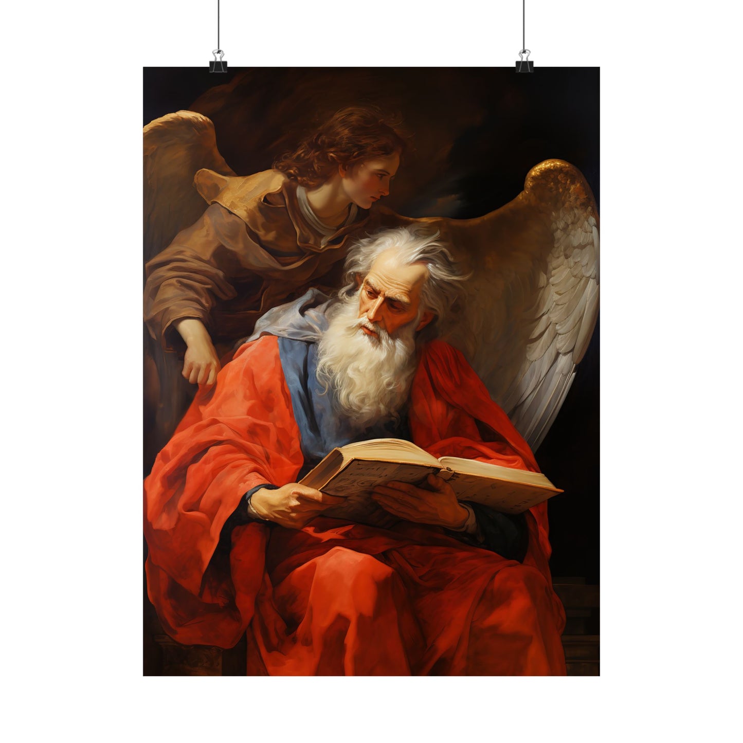 Saint Matthew the Apostle Print - Sanctified Souls Print - Multiple Sizes - Premium Matte Vertical Posters