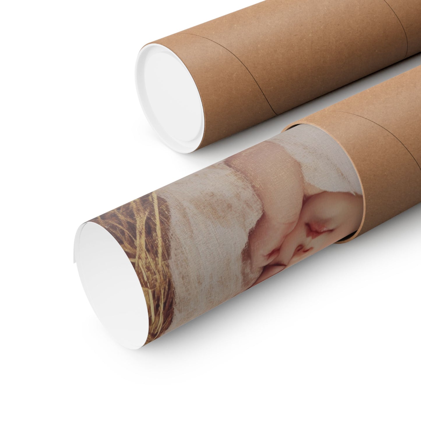 The Christ Child Born Into the Quiet of the World - Sanctified Souls Print - Multiple Sizes - Premium Matte Vertical Posters