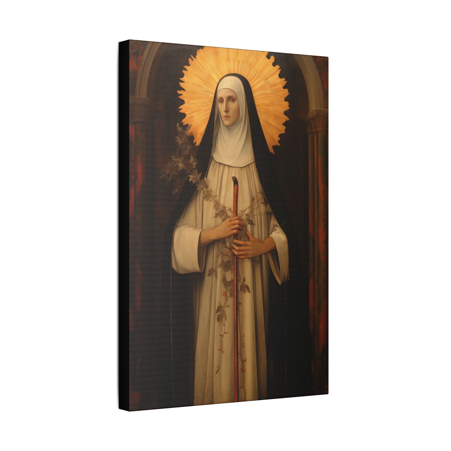 Saint Margaret of Castello - Museum Wrapped Canvas - Sanctified Souls Print - Religious Art for your Home - Blessed Margaret of Castello