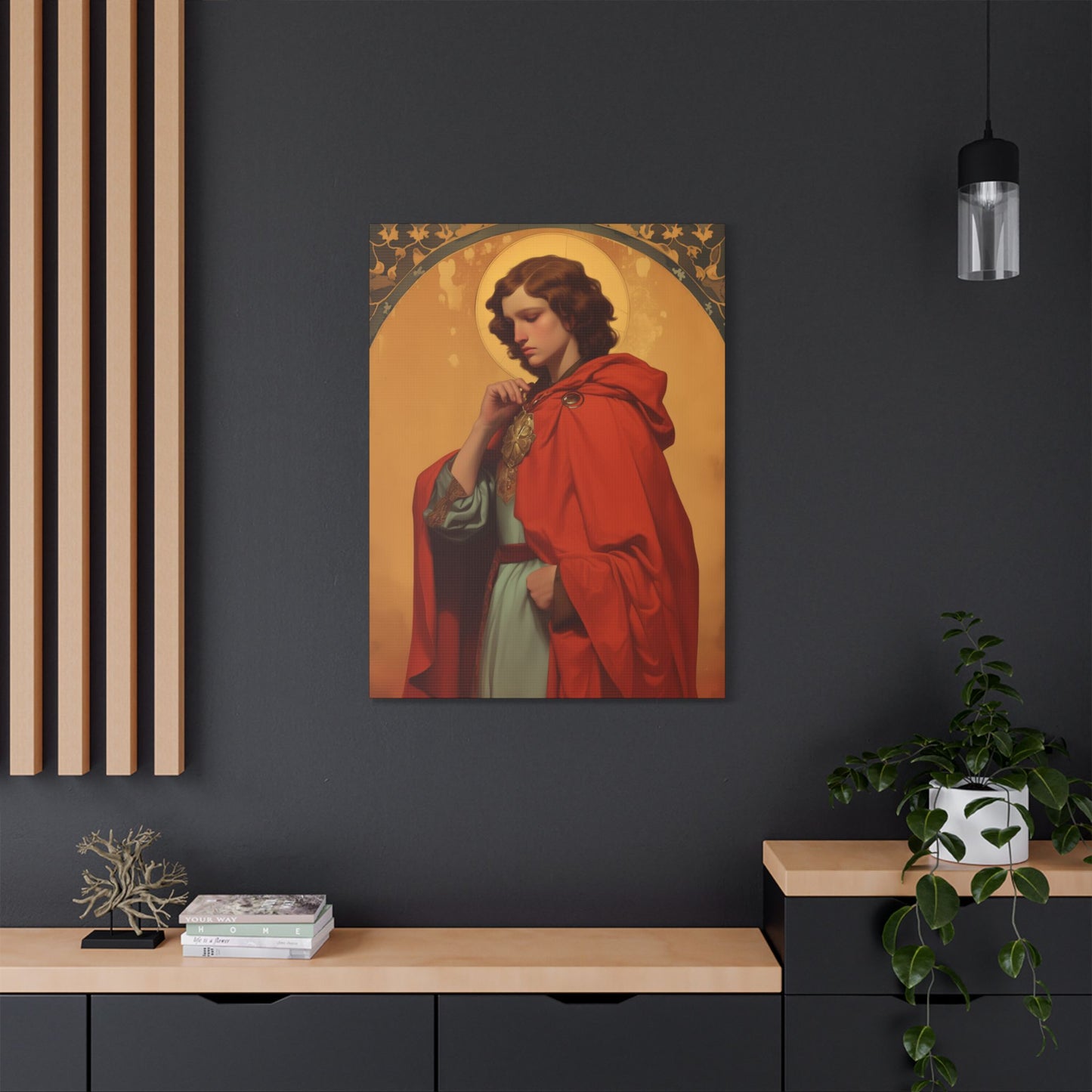 Saint Casimir of Poland Canvas Print - Multiple Sizes - Catholic Home art - Museum Wrapped Canvas - Sanctified Souls Print