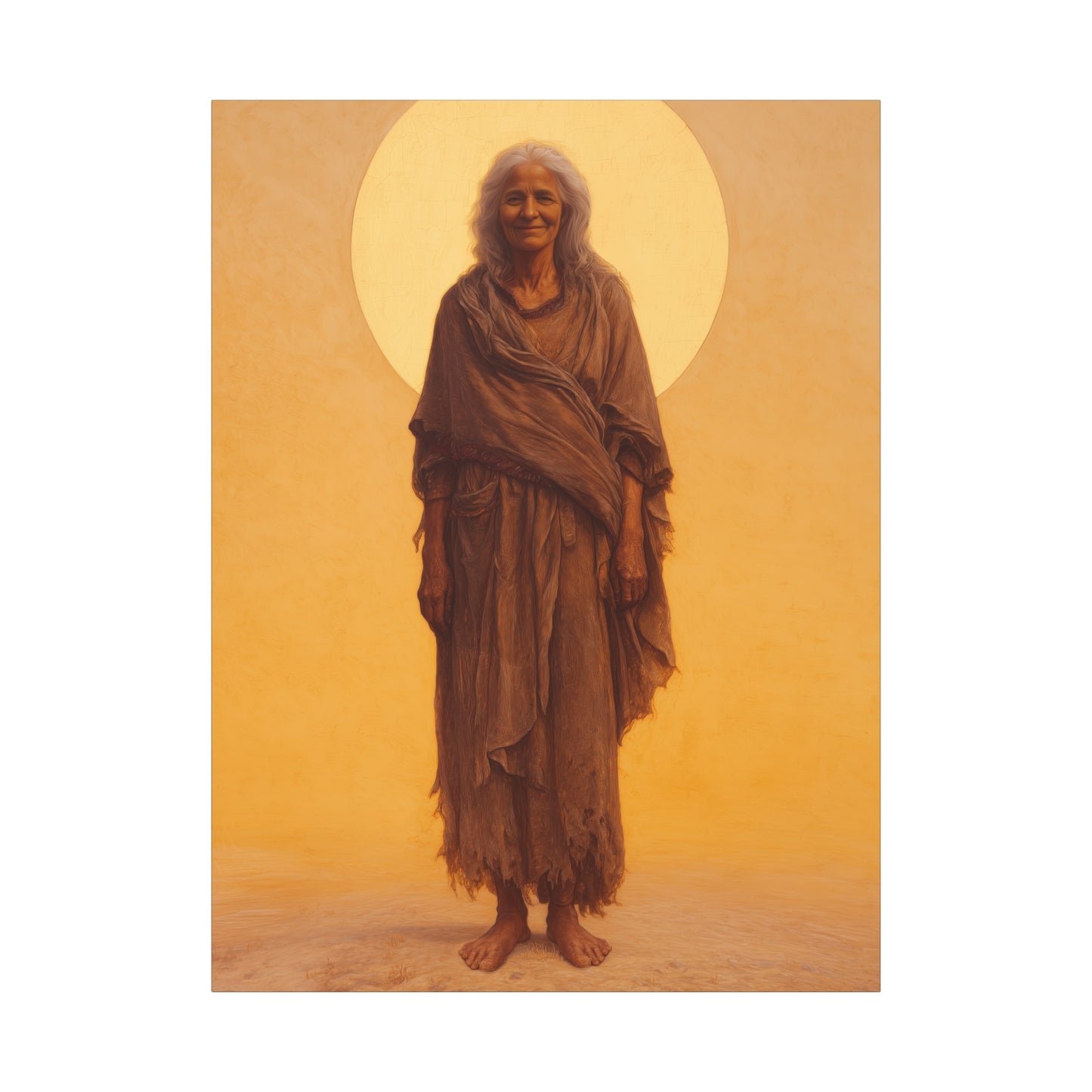 Saint Mary of Egypt - Desert Mother - Gallery Wrapped Canvas - Print - Religious Art for your Home - Catholic Art