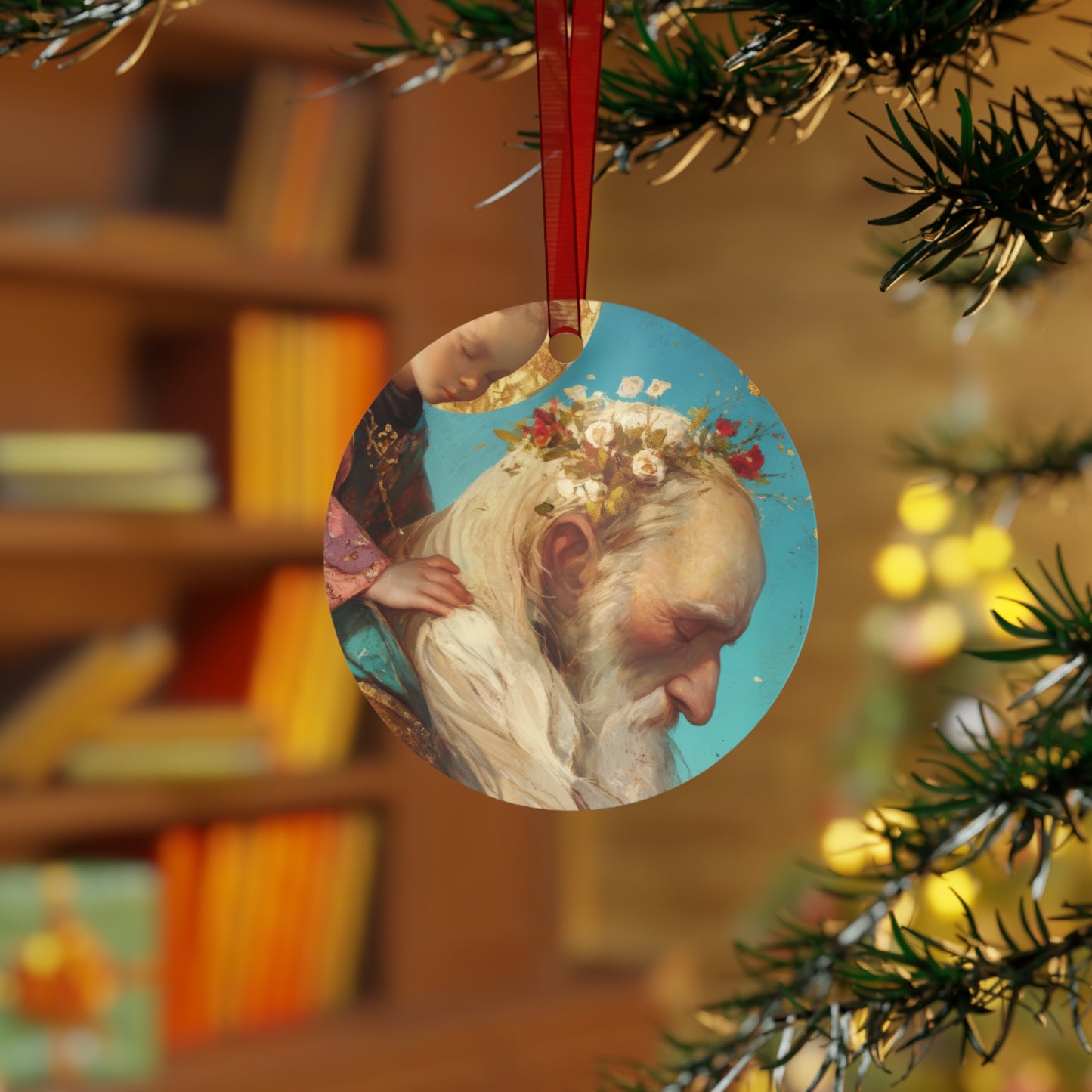Saint Alexis Falconieri - Apostle Metal Ornament - Religious Holiday Christmas Keepsake - Religious Catholic Tree Ornament - Christmas Gift