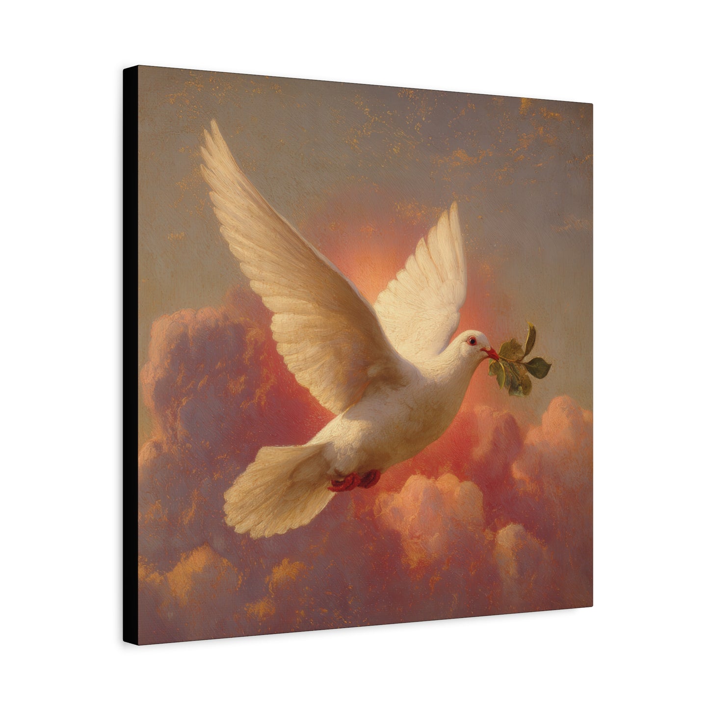 The Spirit Who Restored the Horizon - Holy Spirit - The Dove- Gallery Wrapped Canvas - Print - Religious Art for your Home - Catholic