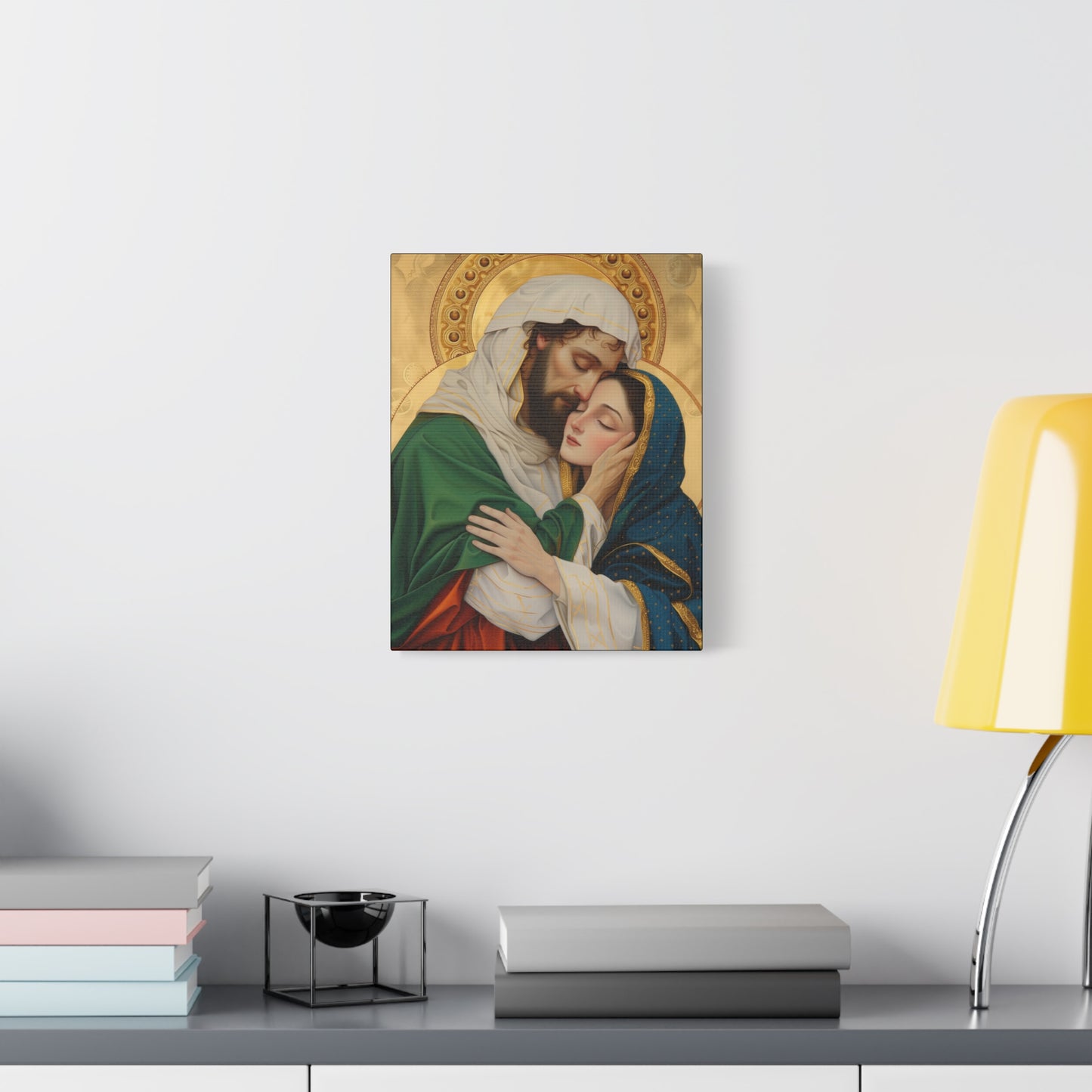 Saints Aquila and Priscilla - Museum Wrapped Canvas - Sanctified Souls Print - Religious Art for your Home - Religious Wall Art - Print