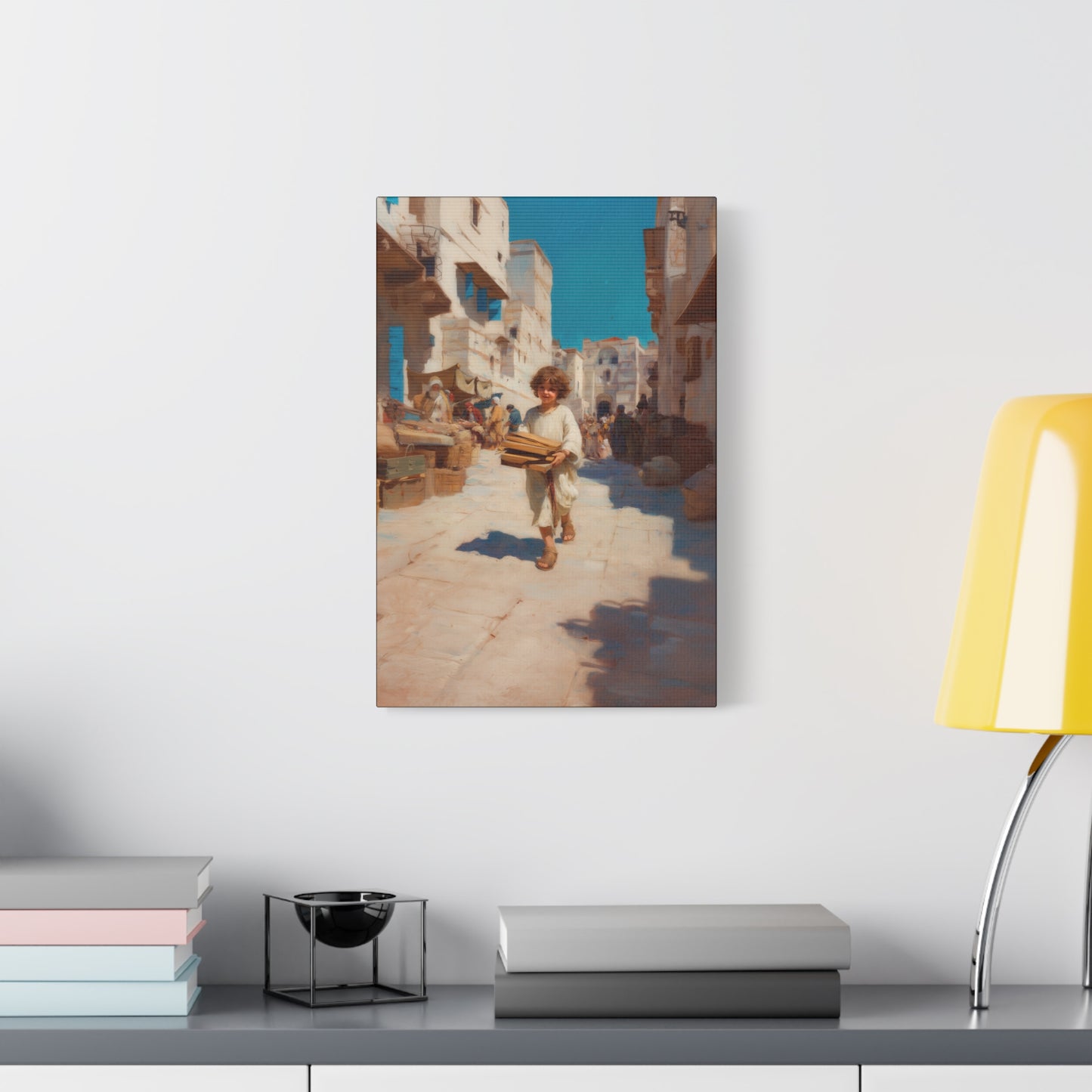Nazareth and the Hidden Light of Christ - Gallery Wrapped Canvas - Print - Religious Art for your Home - Catholic Art