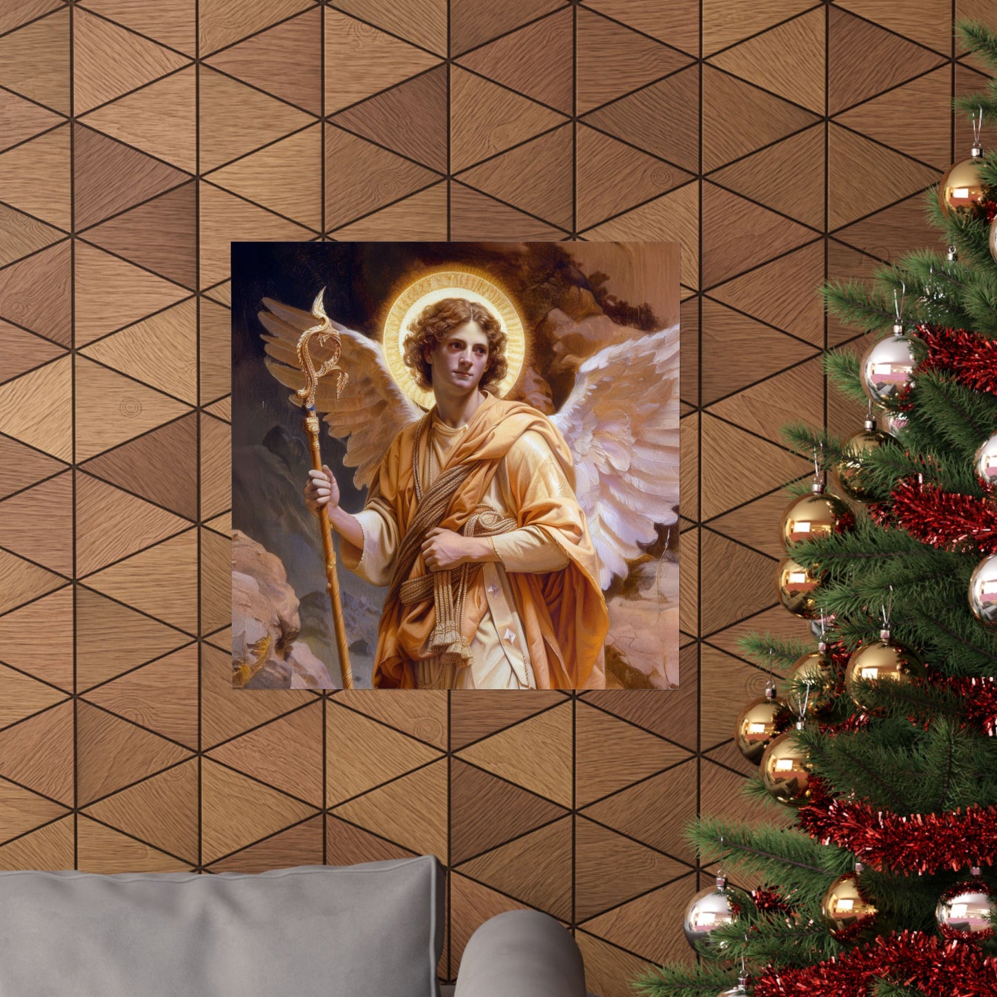 Saint Raphael the Archangel - Sanctified Souls Print - Multiple Sizes - Premium Matte Vertical Posters