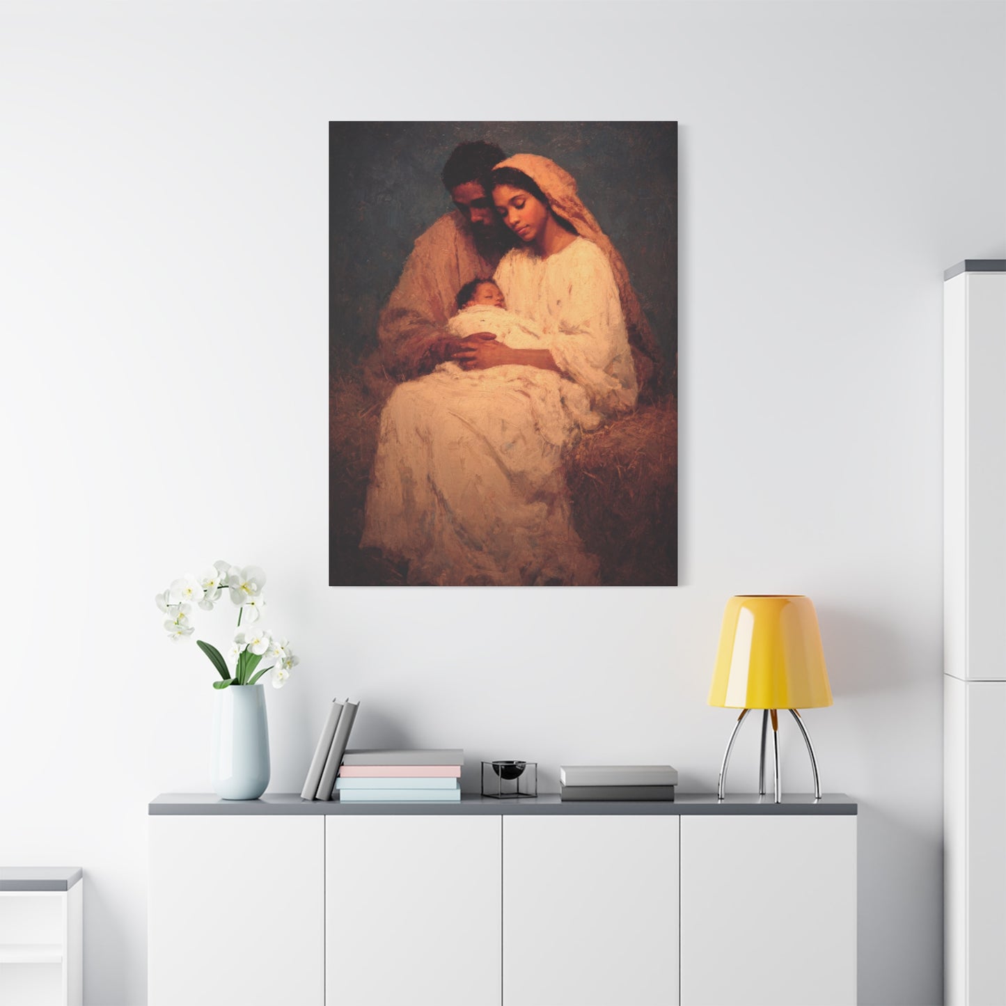 Love Made Visible in the Holy Family - Gallery Wrapped Canvas - Print - Religious Art for your Home - Catholic