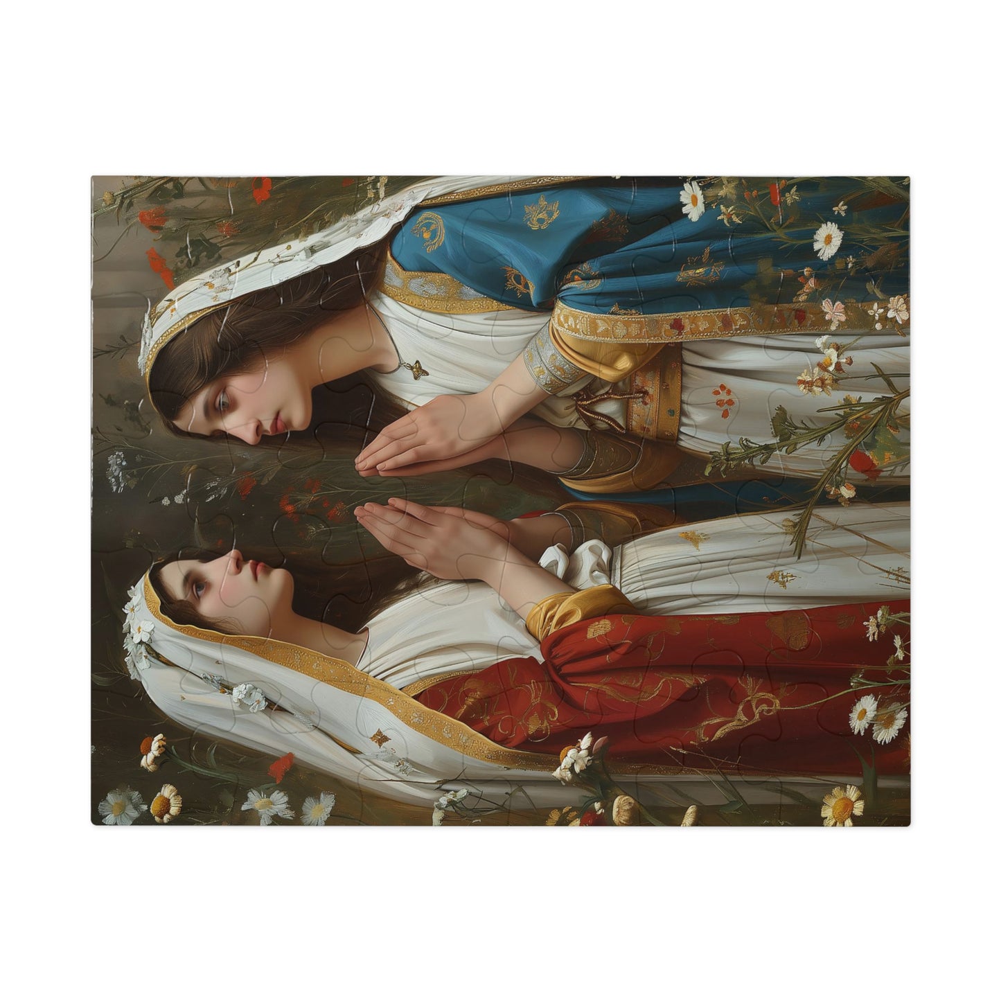 Saints Emiliana and Trasilla - Puzzle and Keepsake Tin - Religious Jigsaw Puzzle (30, 110, 252, 500,1000-Piece) - Religious Puzzle