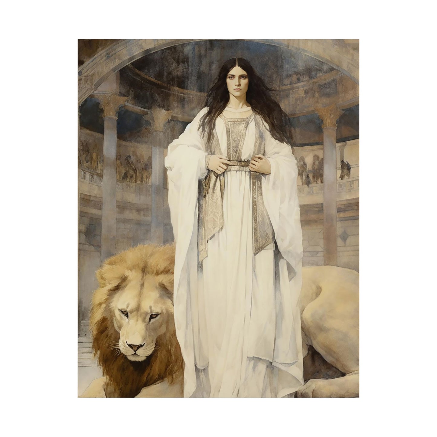 Saint Euphemia Print - Sanctified Souls Print - Multiple Sizes - Premium Matte Vertical Posters