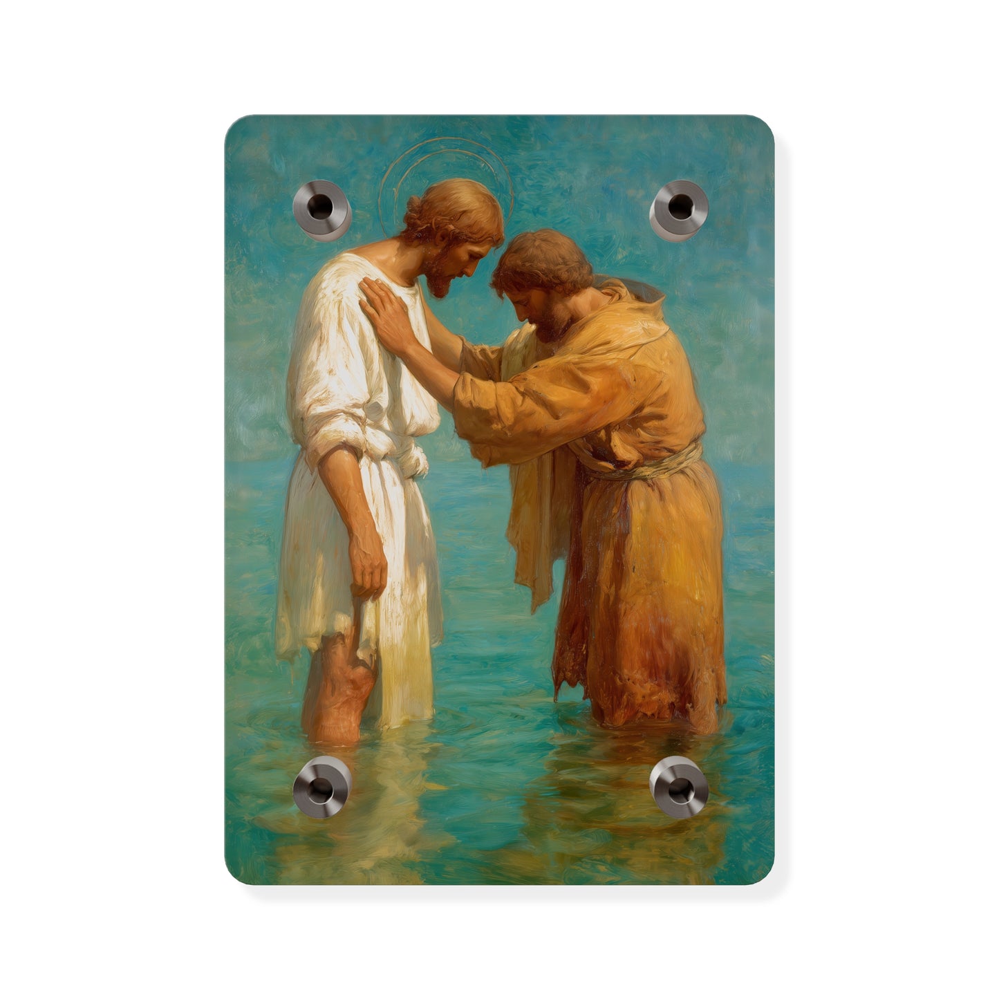 Saint John the Baptist, Servant of the Dawn Acrylic Wall Art Panel - Ready to Hang Acrylic Print - Catholic Saint Art