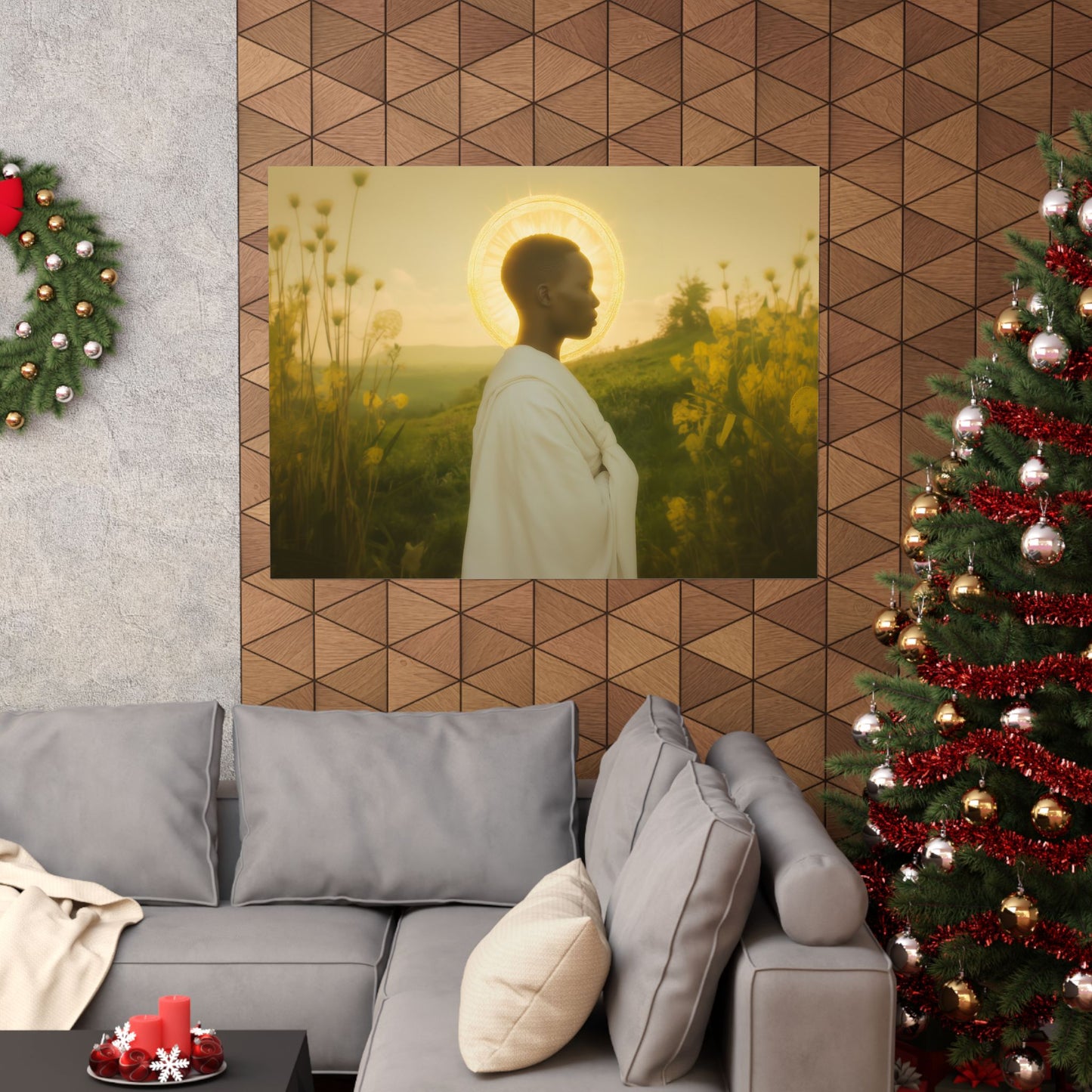 Saint Charles Lwanga- Sanctified Souls Print - Multiple Sizes - Premium Posters - Catholic Art - Christian Home Decor Artwork