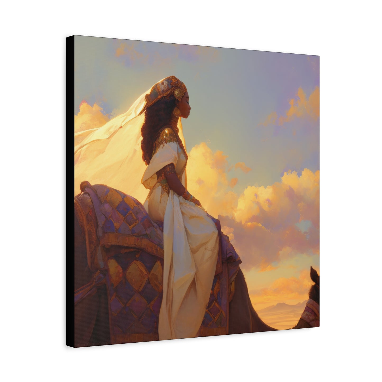 Queen of Sheba - Gallery Wrapped Canvas - Print - Religious Art for your Home - Catholic Art