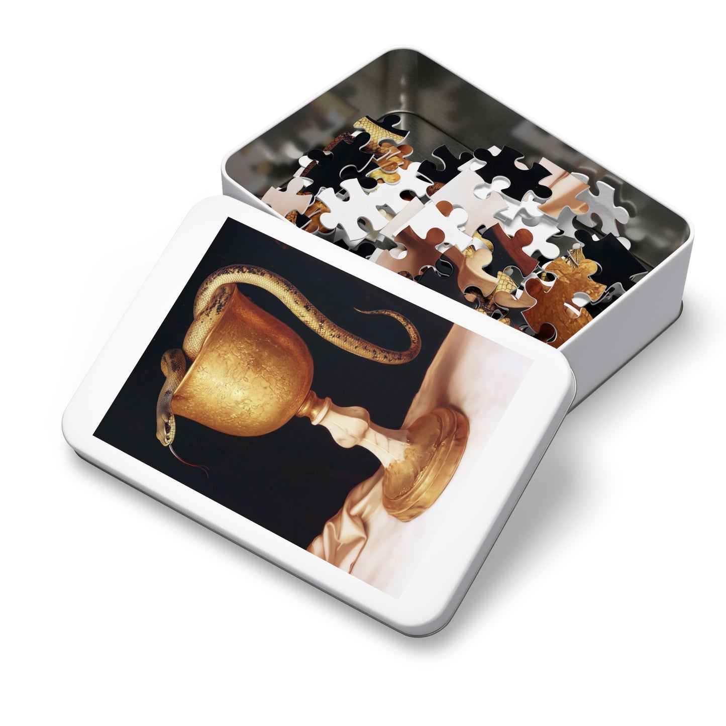 Saint John's Chalice - Puzzle & Keepsake Tin - Religious Jigsaw Puzzle (30, 110, 252, 500,1000-Piece)