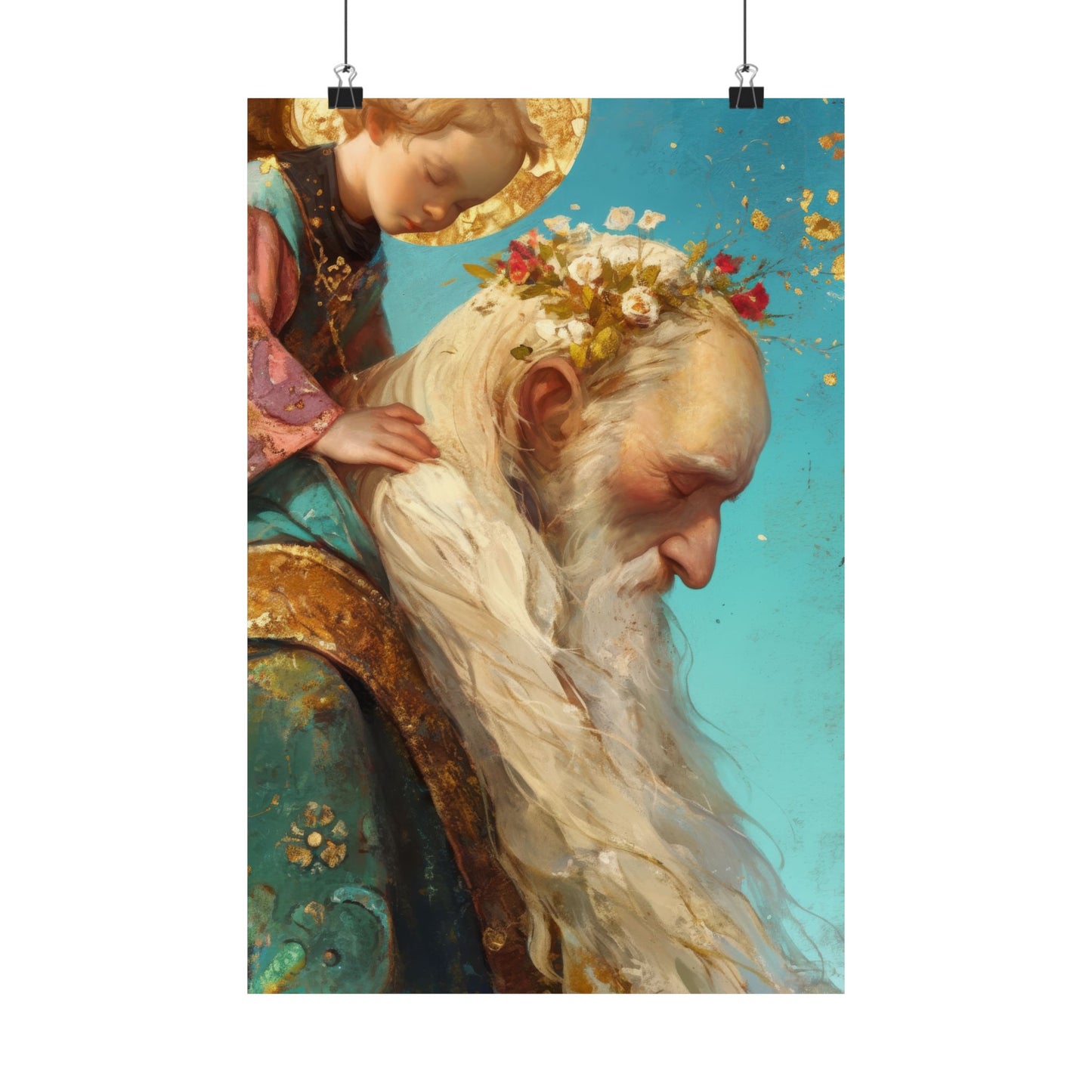 Saint Alexis Falconieri - Sanctified Souls Print - Multiple Sizes - Premium Posters - Catholic Art - Christian Home Decor Artwork