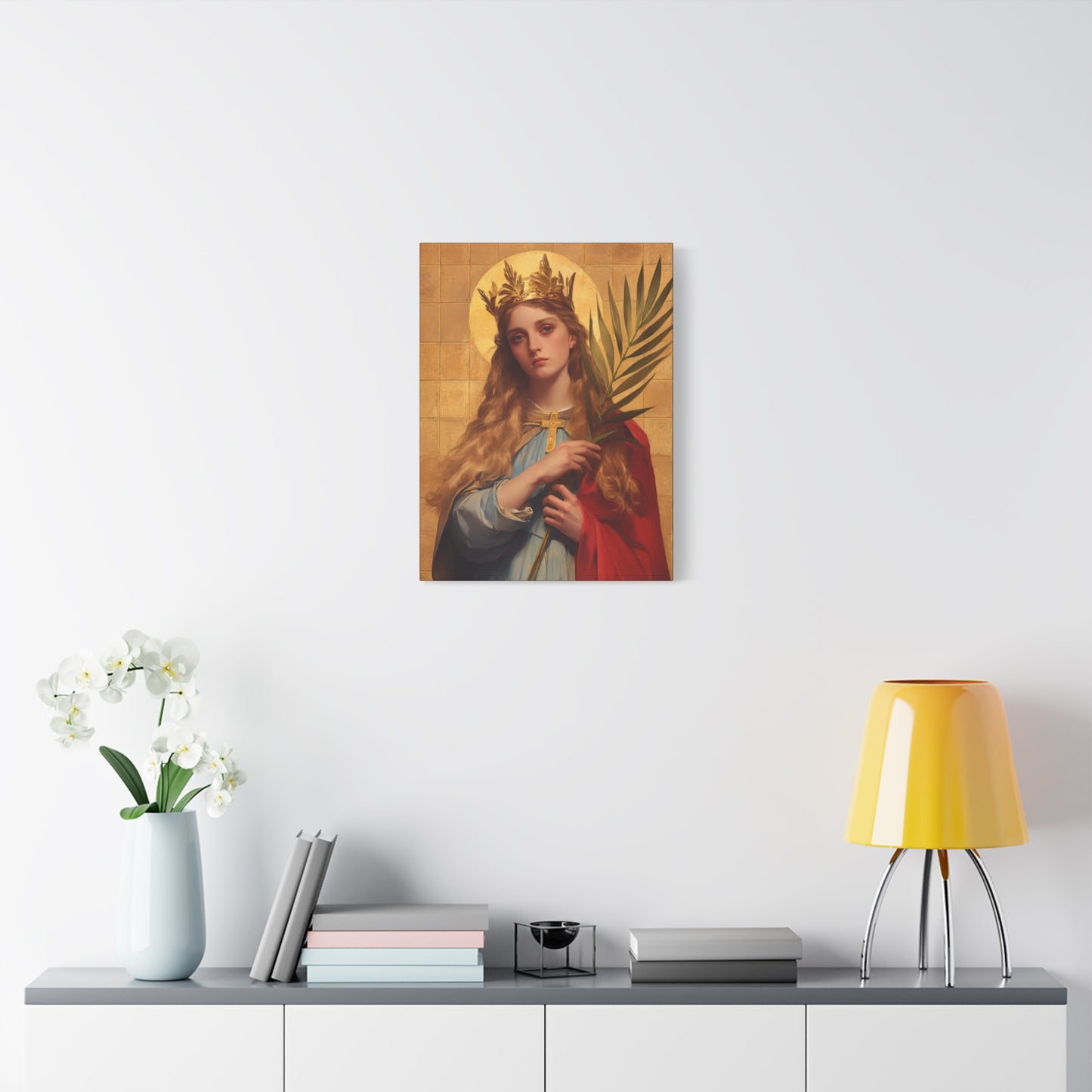 Saint Agrippina - Gallery Wrapped Canvas - Print - Religious Art for your Home - Catholic Art