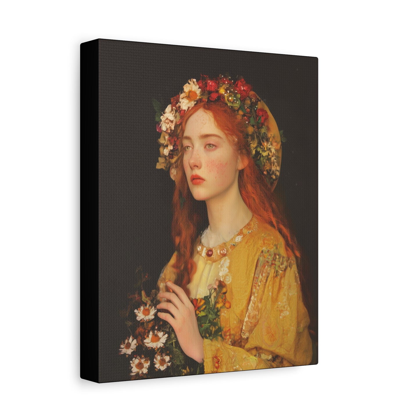 Radiance of Repentance - Mary Magdalene's Renewal - Museum Wrapped Canvas - Print - Religious Art for your Home - Prayer Room - Catholic
