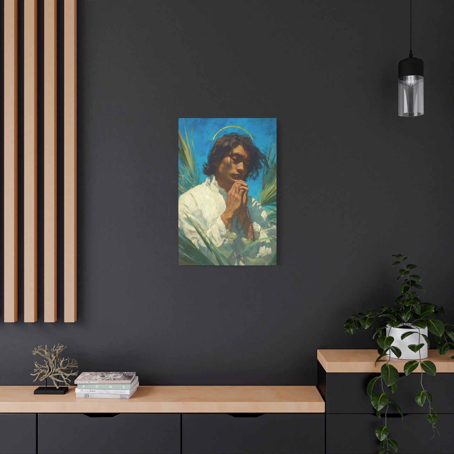 Saint Lorenzo Ruiz - Multiple Sizes - Catholic Home art - Museum Wrapped Canvas - Sanctified Souls Print - Catholic Martyr Art