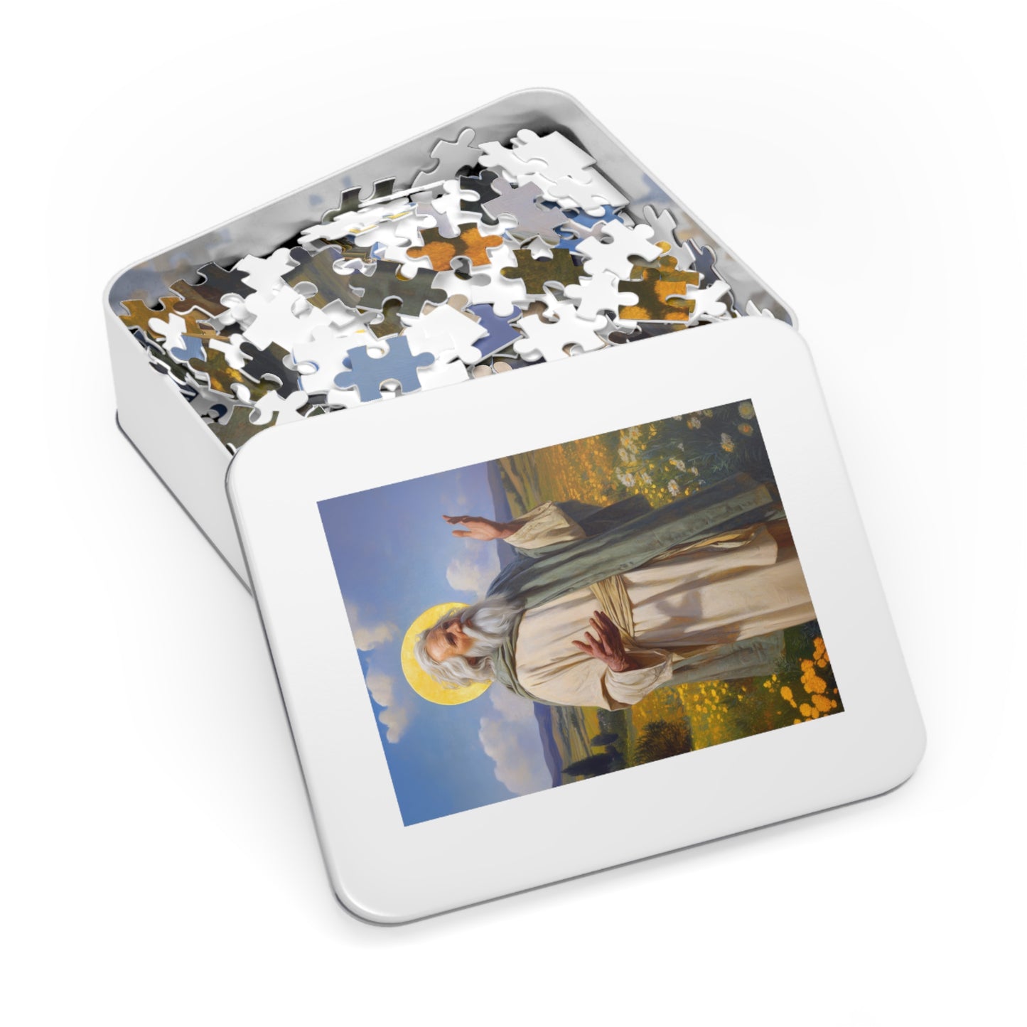 Saint Hilary of Arles - Puzzle & Keepsake Tin - Religious Jigsaw Puzzle (30, 110, 252, 500,1000-Piece)