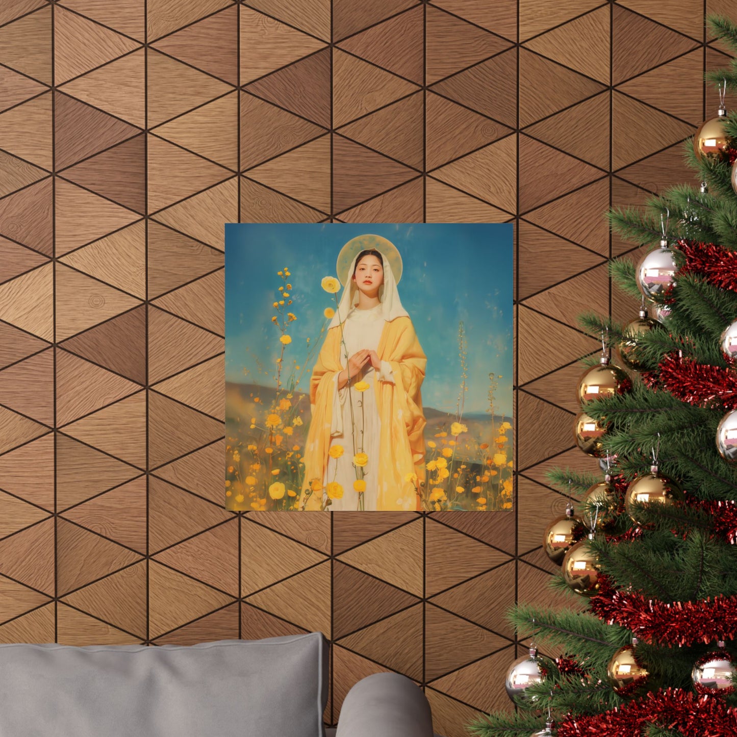 Saint Agatha Lin - Sanctified Souls Print - Multiple Sizes - Premium Matte Vertical Posters