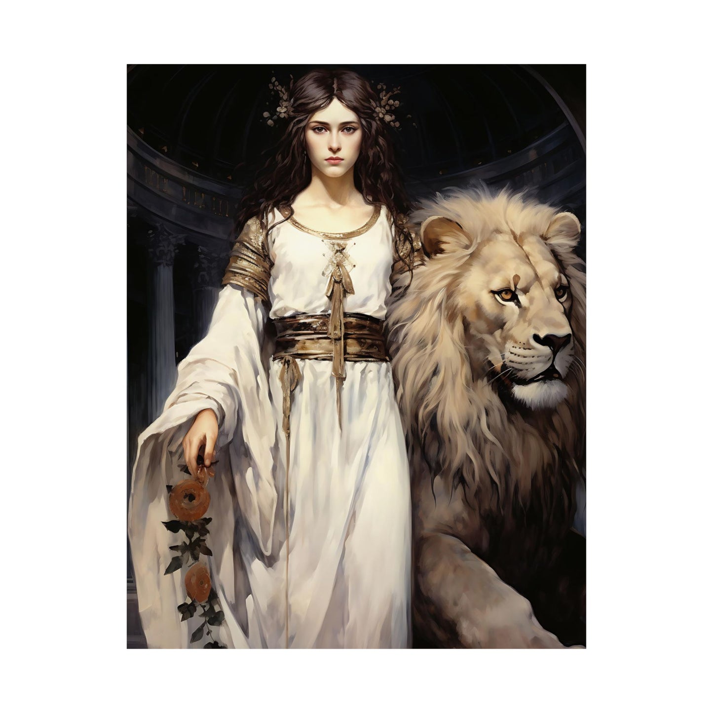 Saint Euphemia Print - Sanctified Souls Print - Multiple Sizes - Premium Matte Vertical Posters