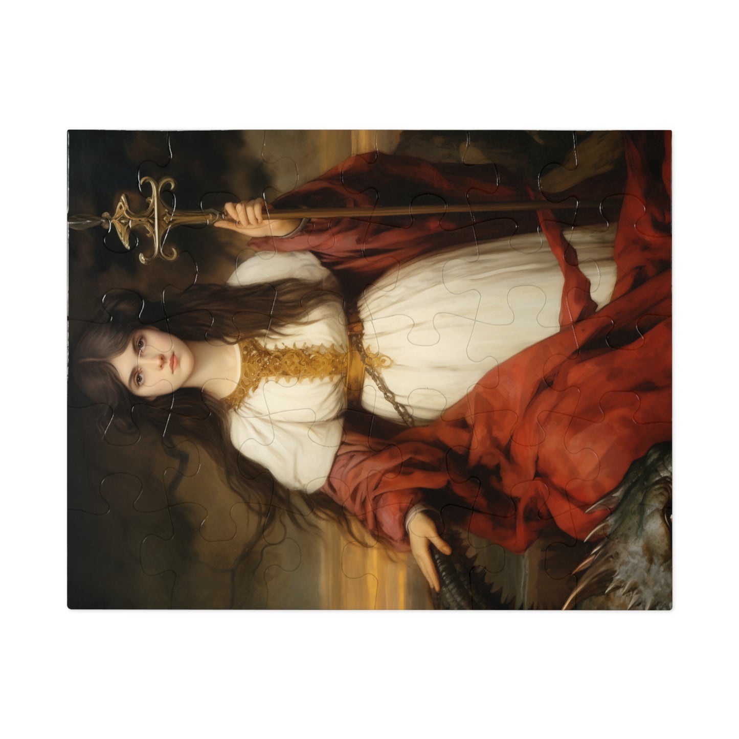 Saint Martha of Bethany - Puzzle and Keepsake Tin - Religious Jigsaw Puzzle (30, 110, 252, 500,1000-Piece) - Religious Puzzle