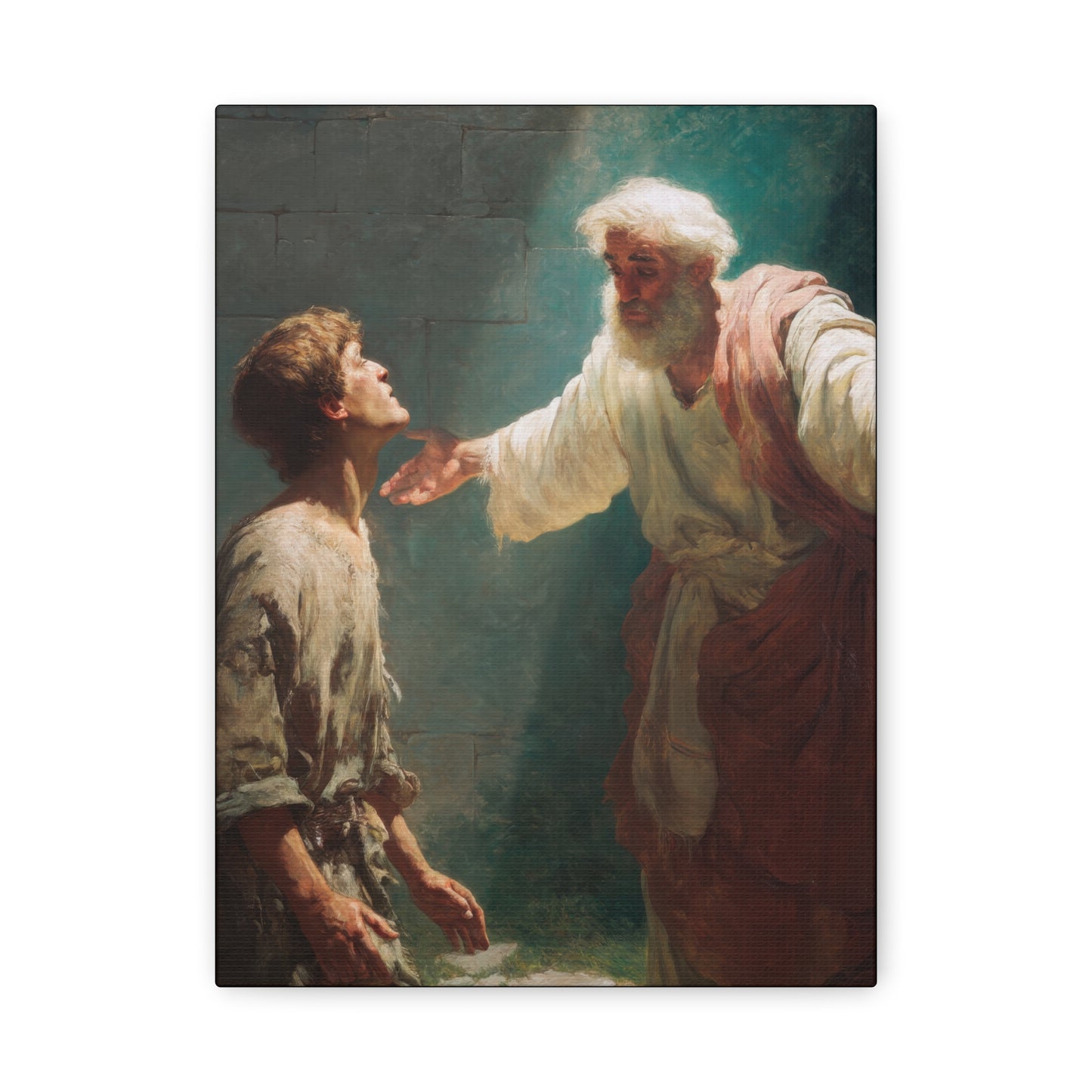 Homecoming of the Prodigal Son - Gallery Wrapped Canvas - Print - Religious Art for your Home - Catholic Art Print