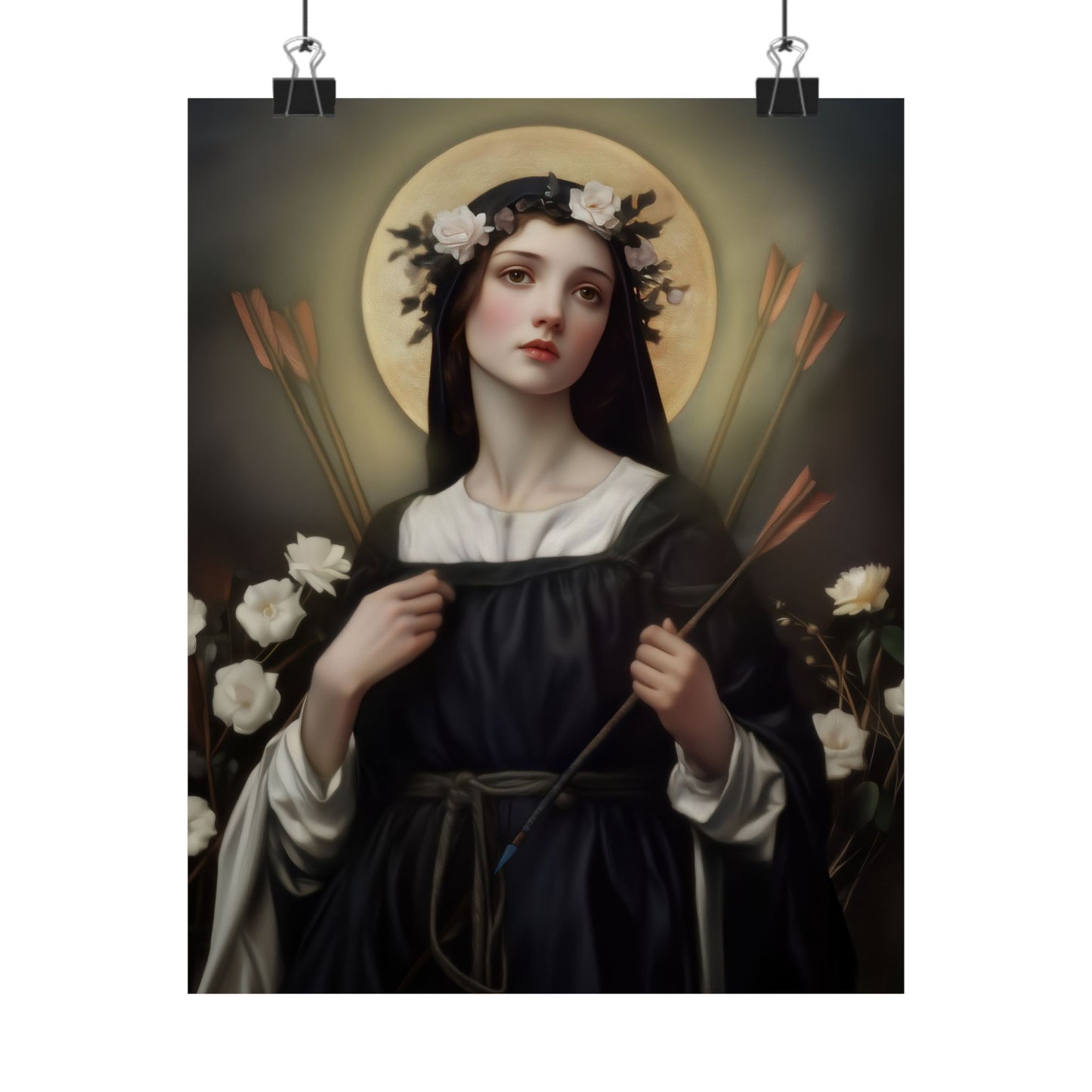 Saint Dorothy of Montau - Sanctified Souls Print - Multiple Sizes - Premium Matte Vertical Posters