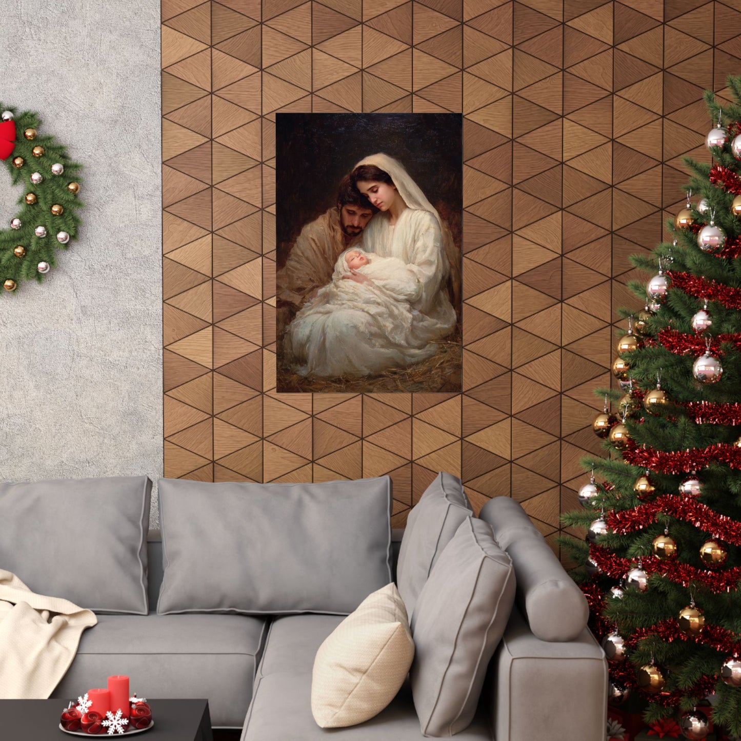 The Quiet Kingdom of the Holy Family - Sanctified Souls Print - Multiple Sizes - Premium Matte Vertical Posters