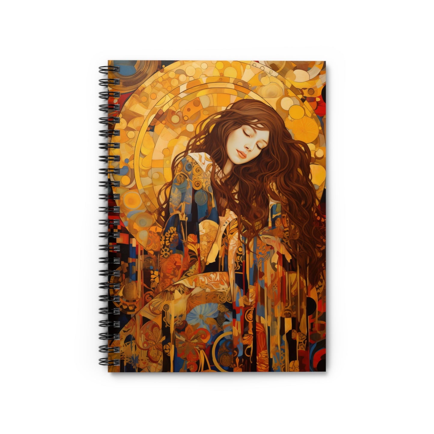 Embodied Grace: Mary Magdalene's Resilience Journal - Sanctified Souls Art - Religious Based Notebook - Spiral Notebook