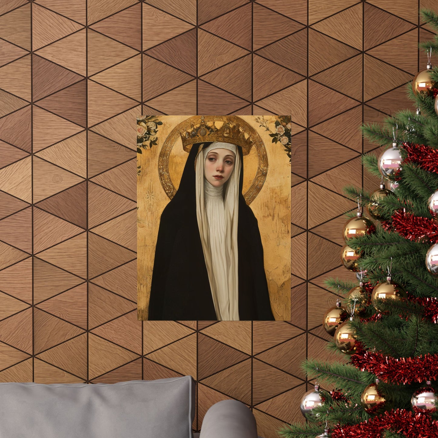 Saint Margaret of Hungary - Sanctified Souls Print - Multiple Sizes - Premium Matte Vertical Posters