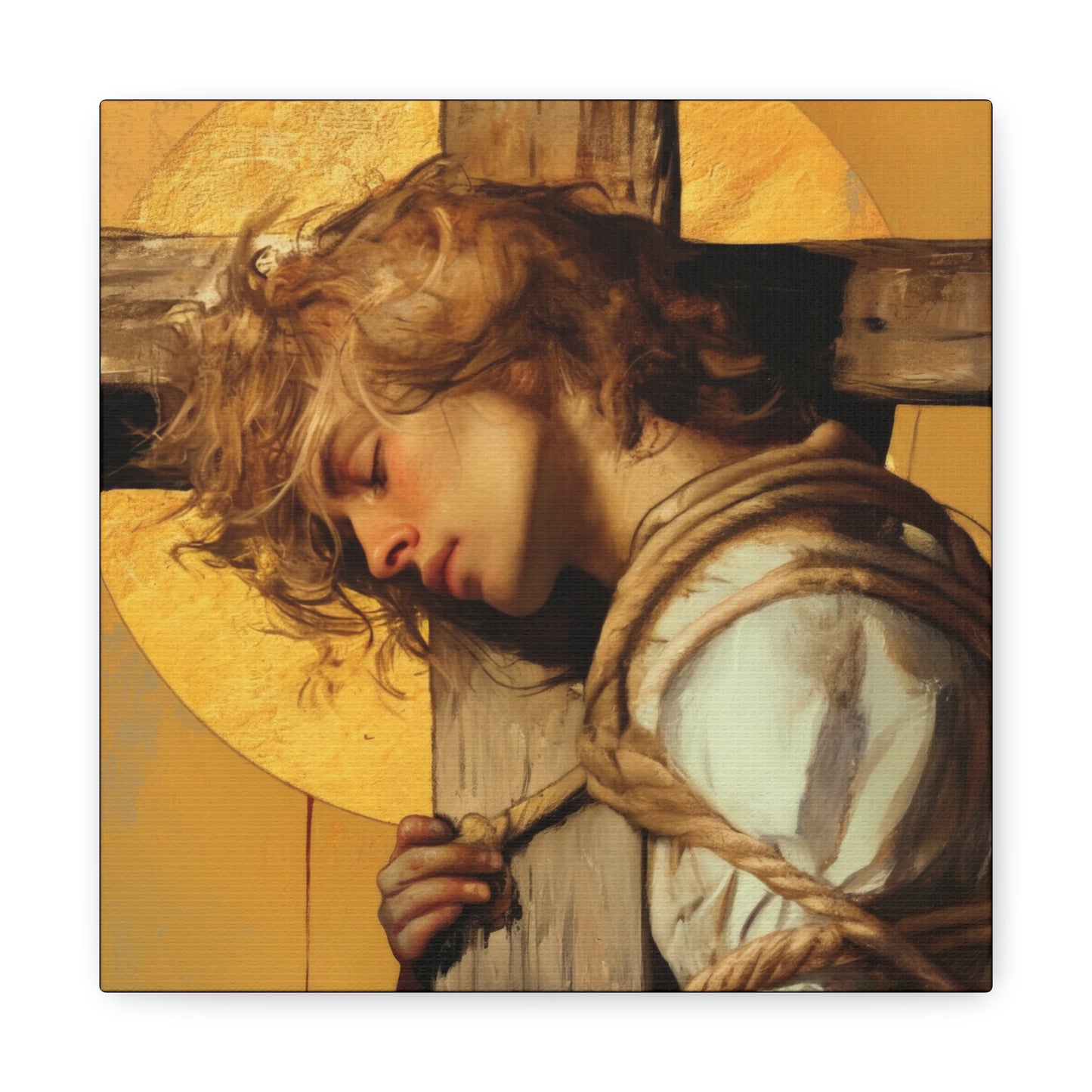 Saint Dismus, The 'Good Thief' - Gallery Wrapped Canvas - Print - Religious Art for your Home - Catholic Art