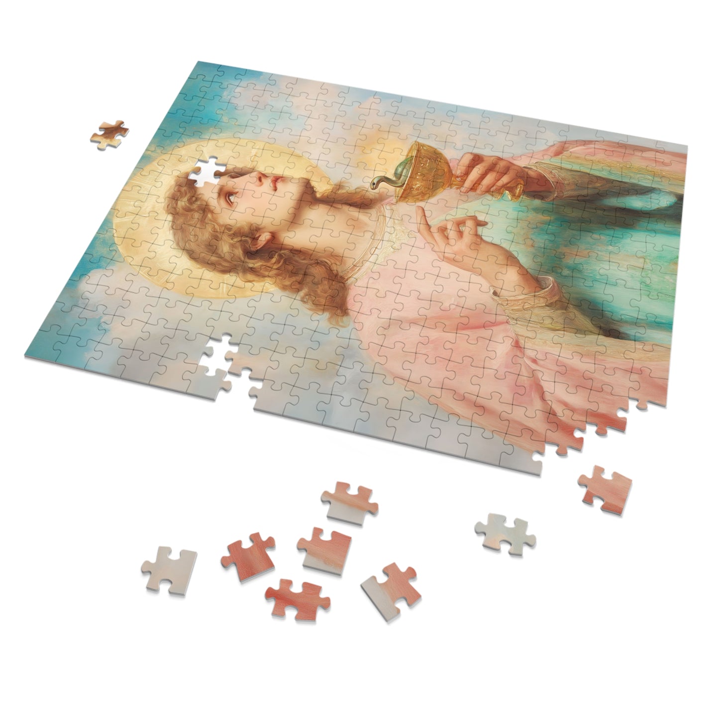 Saint John the Apostle - Puzzle and Keepsake Tin - Religious Jigsaw Puzzle (30, 110, 252, 500,1000-Piece) - Religious Puzzle